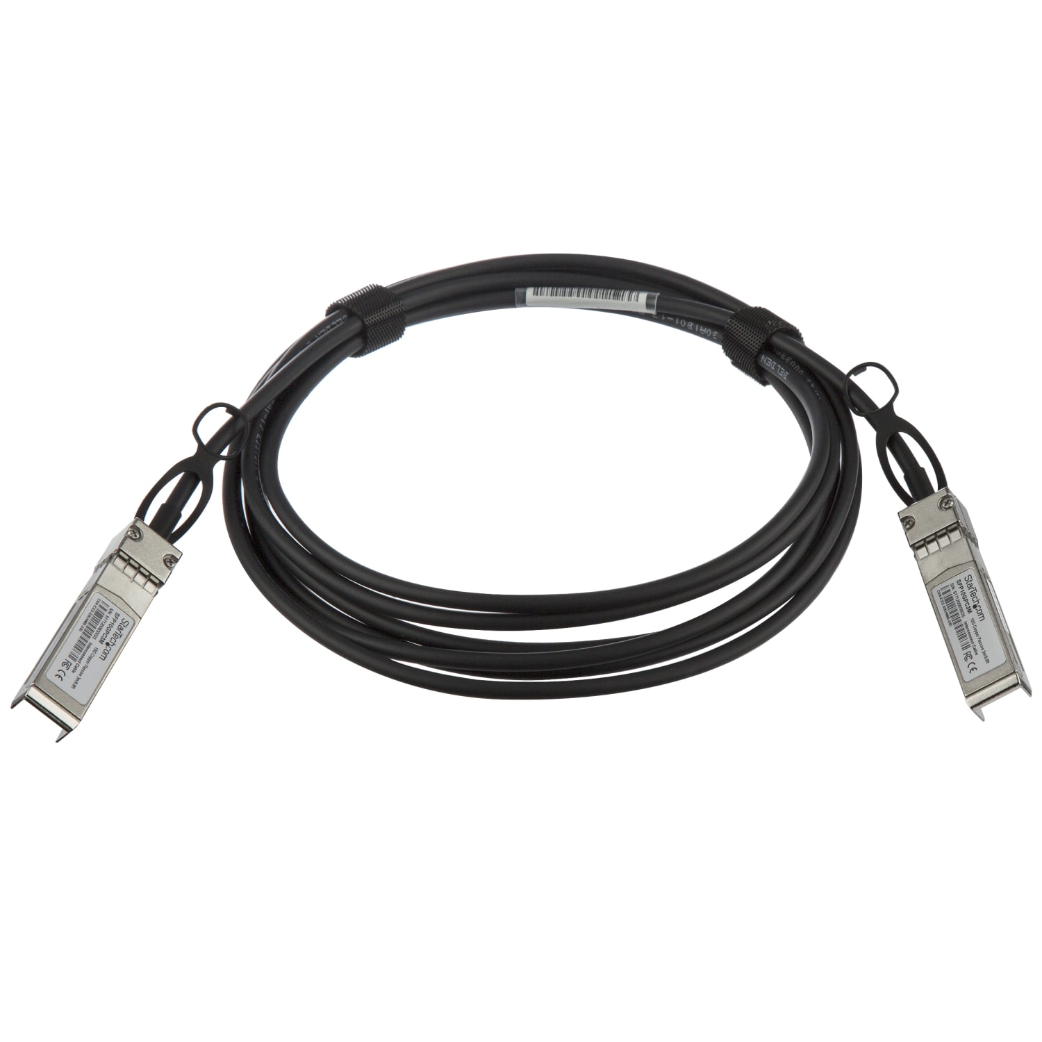 StarTech.com MSA Uncoded Compatible 3m 10G SFP+ to SFP+ Direct Attach Cable - 10 GbE SFP+ Copper DAC 10 Gbps Low Power Passive Twinax - SFP+ Direct-Attach Twinax cable complies w/ MSA industry standards - Copper Twinax Cable length: 3 m - Image 3