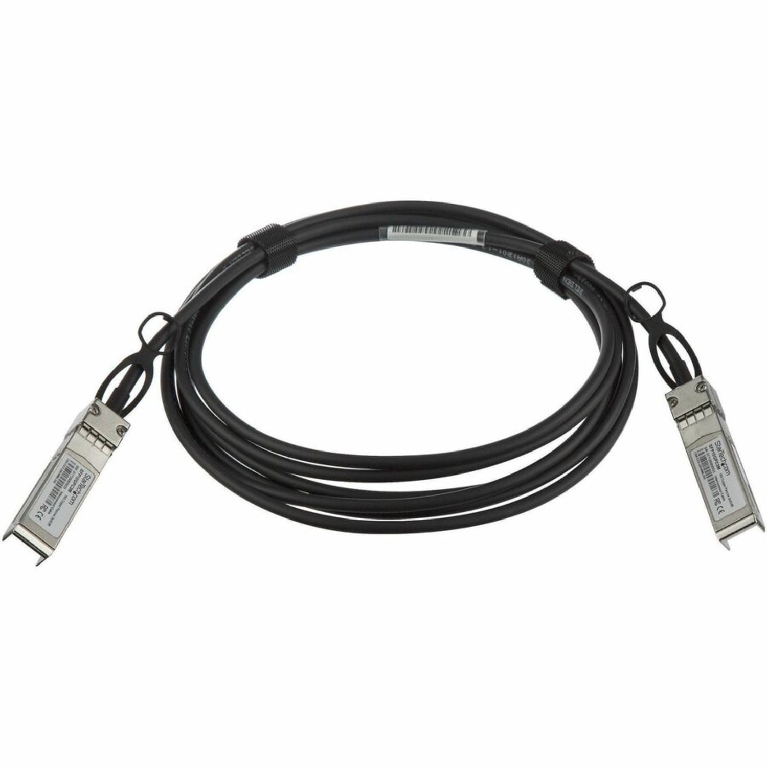 StarTech.com MSA Uncoded Compatible 3m 10G SFP+ to SFP+ Direct Attach Cable - 10 GbE SFP+ Copper DAC 10 Gbps Low Power Passive Twinax - SFP+ Direct-Attach Twinax cable complies w/ MSA industry standards - Copper Twinax Cable length: 3 m - Image 5