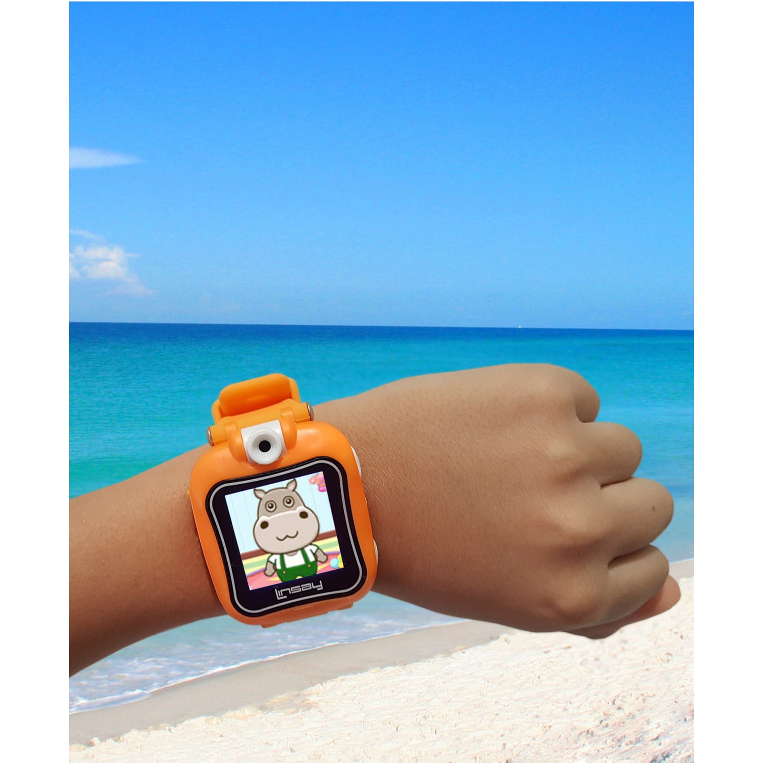 Linsay Kids Smart Watch, Orange, S5WCLORANGE - Image 4