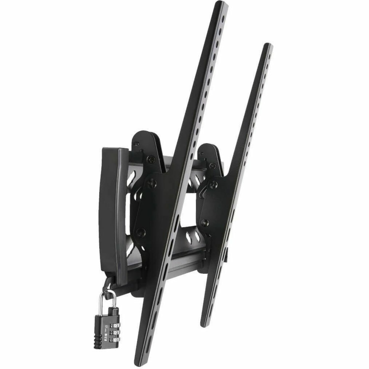 Eaton Tripp Lite Series Heavy-Duty Tilt Security Display TV Wall Mount for 32in to 55in TVs and Monitors, Flat or Curved Screens - Bracket - for flat panel - lockable - steel - black - screen size: 32in-55in - wall-mountable - Image 5
