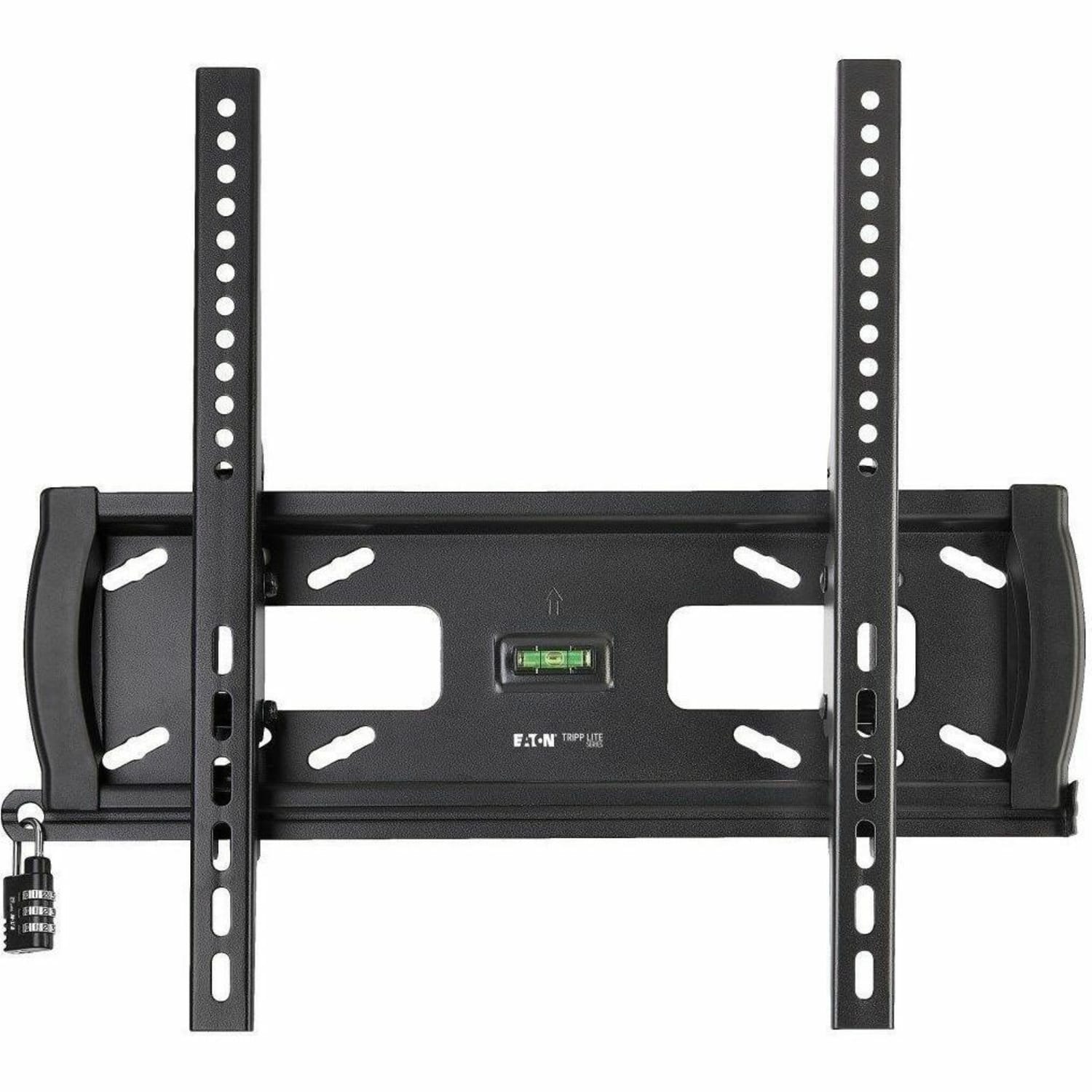 Eaton Tripp Lite Series Heavy-Duty Tilt Security Display TV Wall Mount for 32in to 55in TVs and Monitors, Flat or Curved Screens - Bracket - for flat panel - lockable - steel - black - screen size: 32in-55in - wall-mountable - Image 6