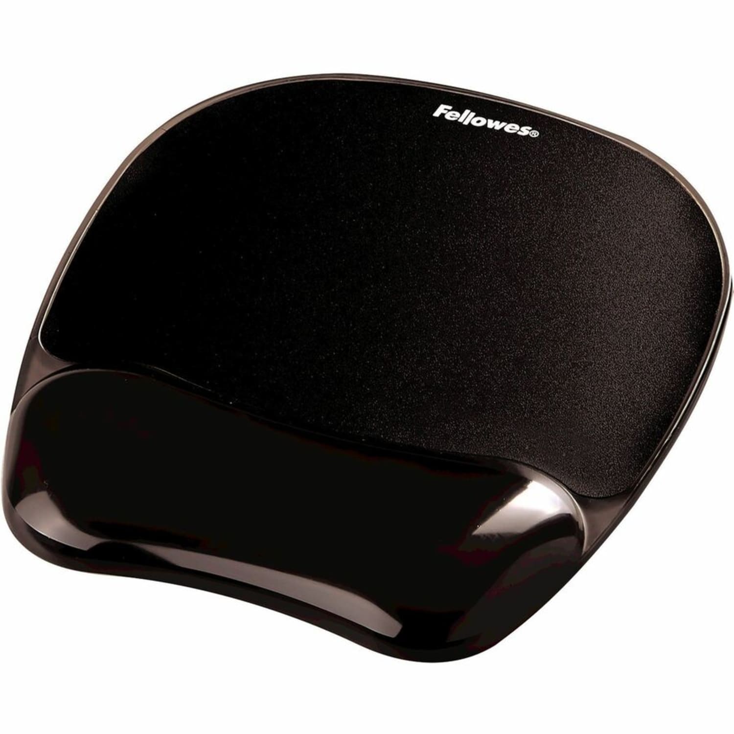 Fellowes Gel Crystals Mouse Pad With Wrist Rest, 1inH x 7-15/16inW x 9-1/4inD, Black - Image 6
