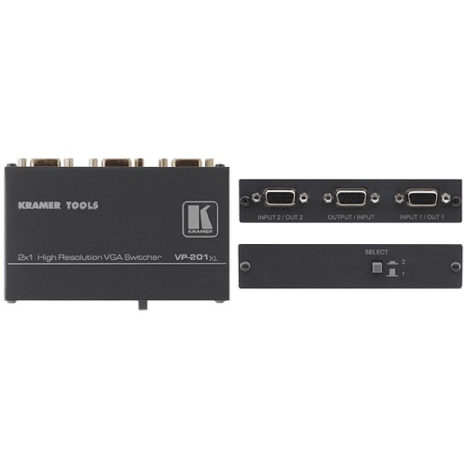 Kramer VP-201XL Video Switch - UXGA - 2 x 1 - Image 3