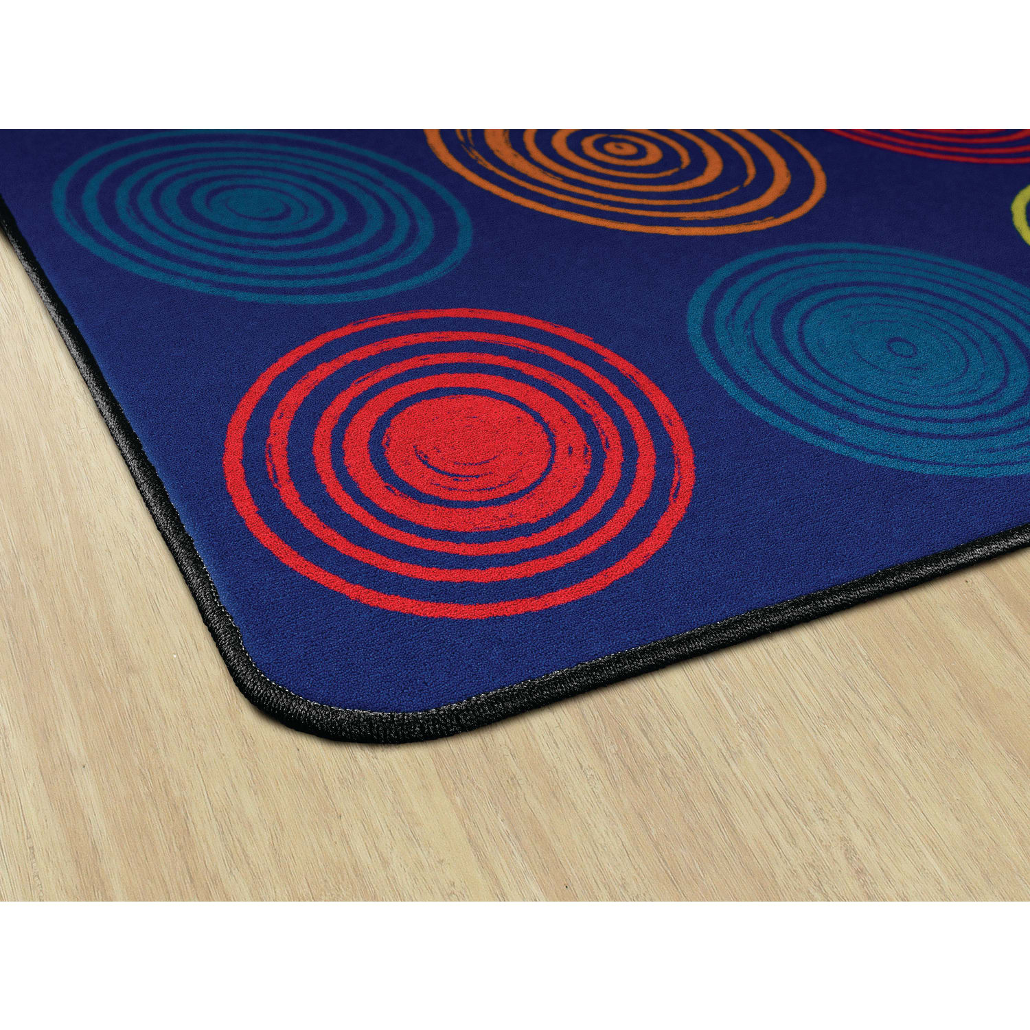 Flagship Carpets Circles Rug, Rectangle, 6ft x 8ft 4in, Primary - Image 4
