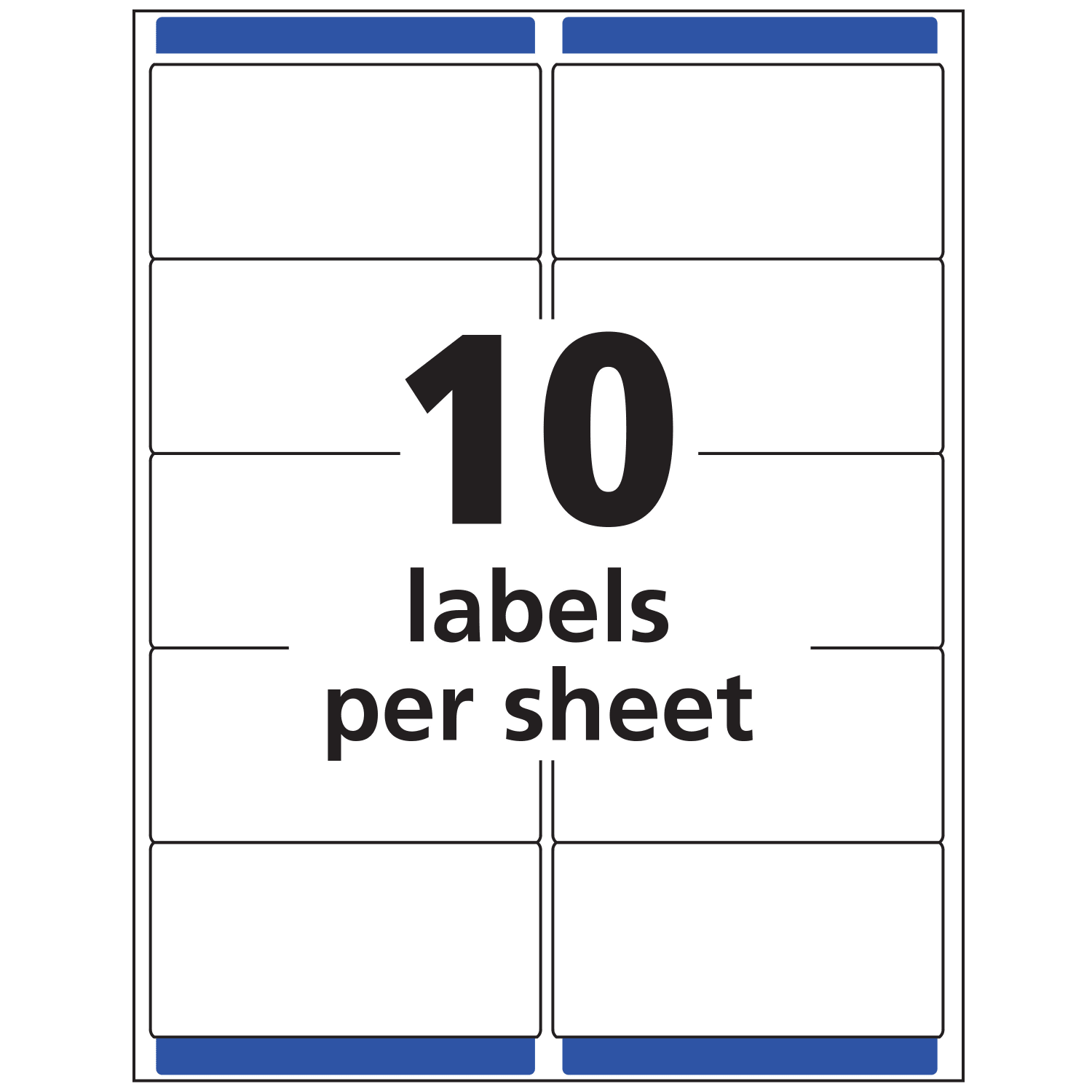 Avery Matte Shipping Labels With Sure Feed Technology, 8663, Rectangle, 2in x 4in, Clear, Pack Of 250 - Image 6
