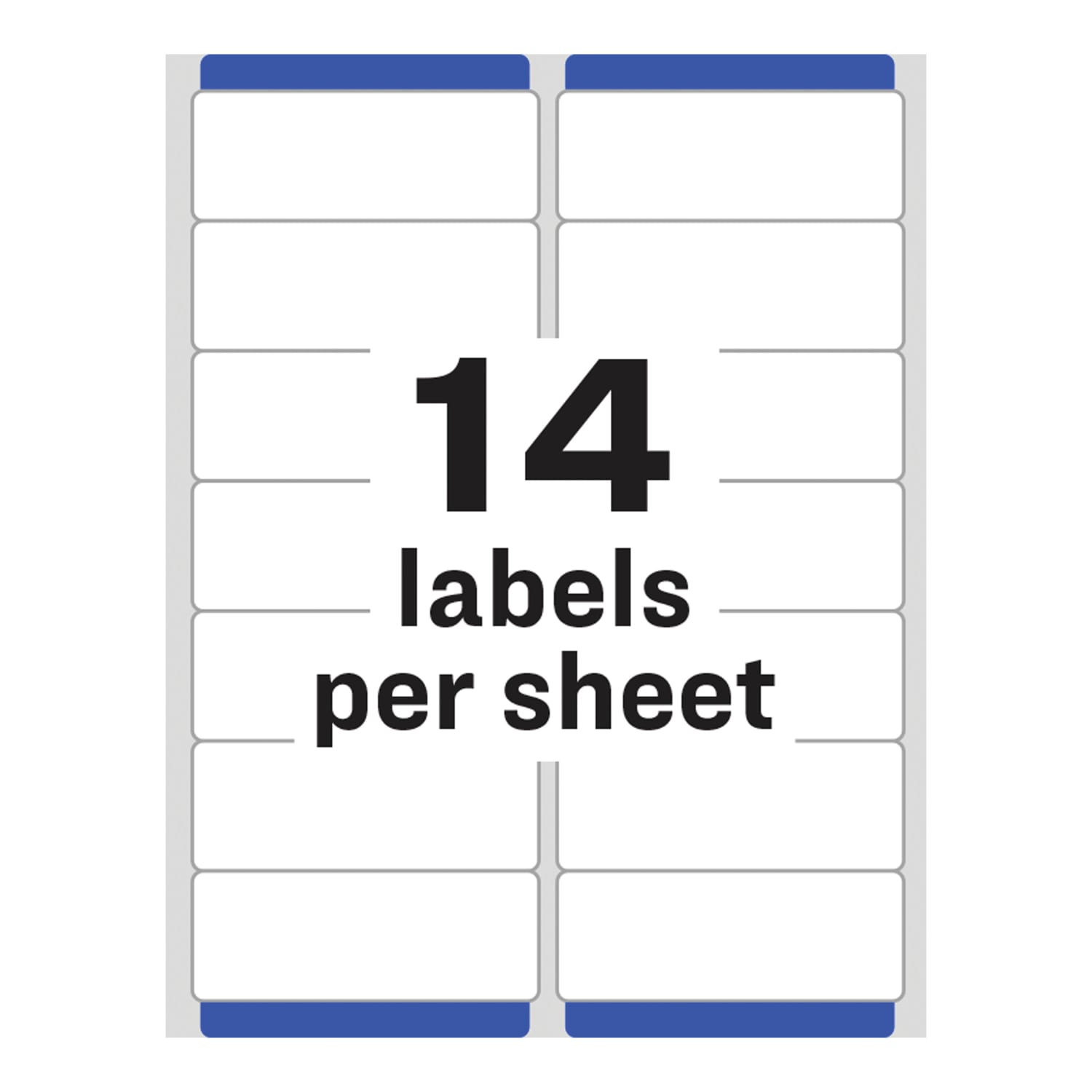 Avery Matte Address Labels With Sure Feed Technology, 8662, Rectangle, 1-1/3in x 4in, Clear, Pack Of 350 - Image 6