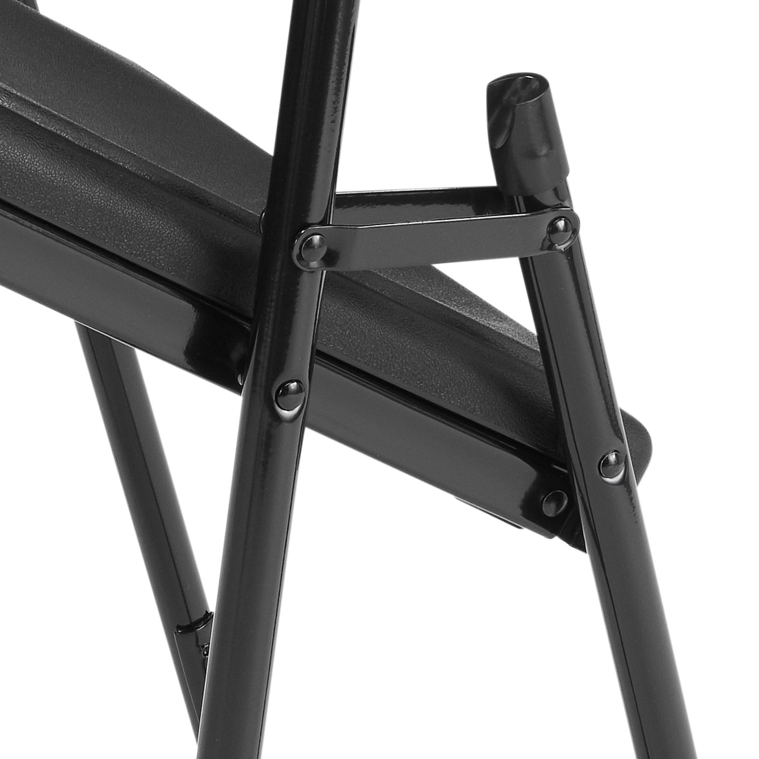 National Public Seating 800 Series Premium Lightweight Plastic Folding Chairs Black Pack Of 4 Chairs PopularChairscom