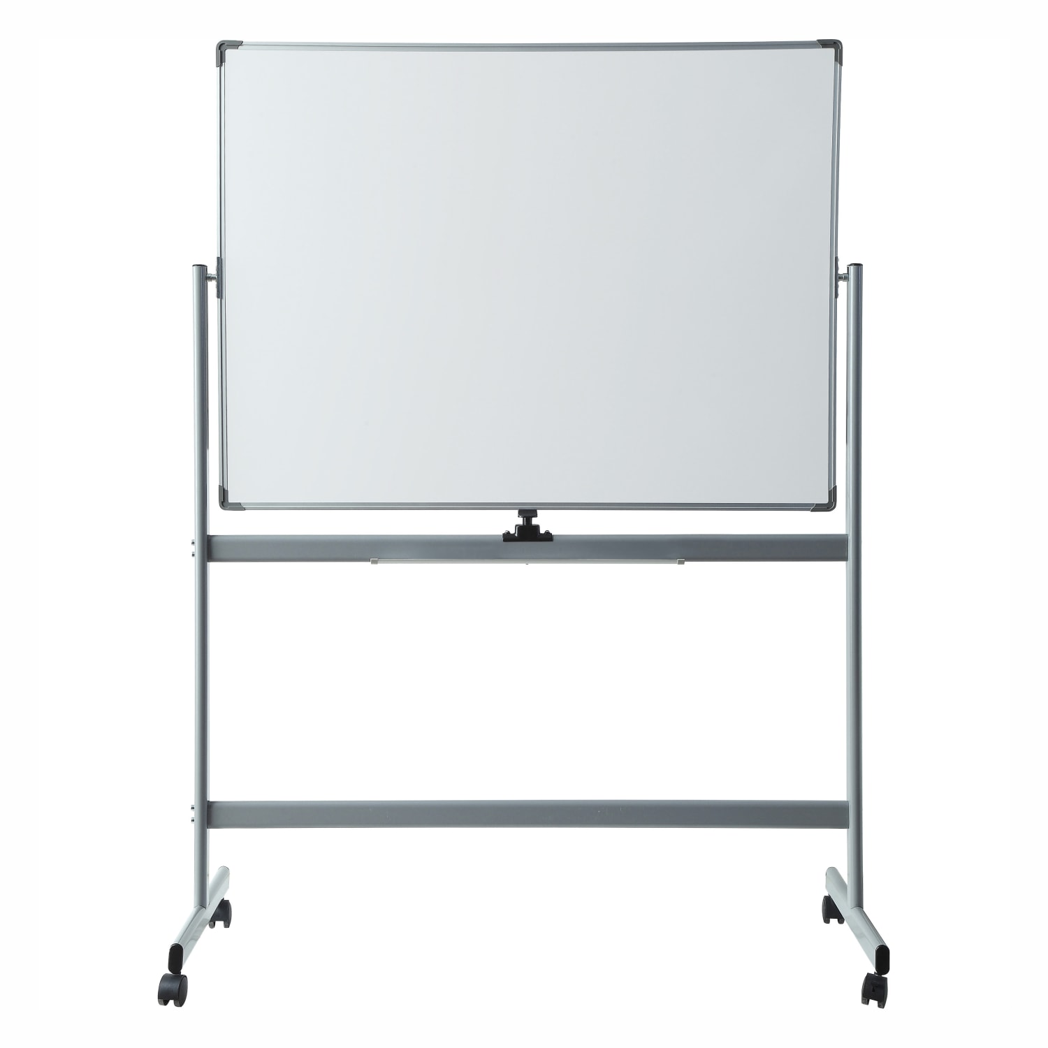 Lorell Magnetic Dry-Erase Whiteboard Easel, 36in x 48in, Aluminum Frame With Silver Finish - Image 3