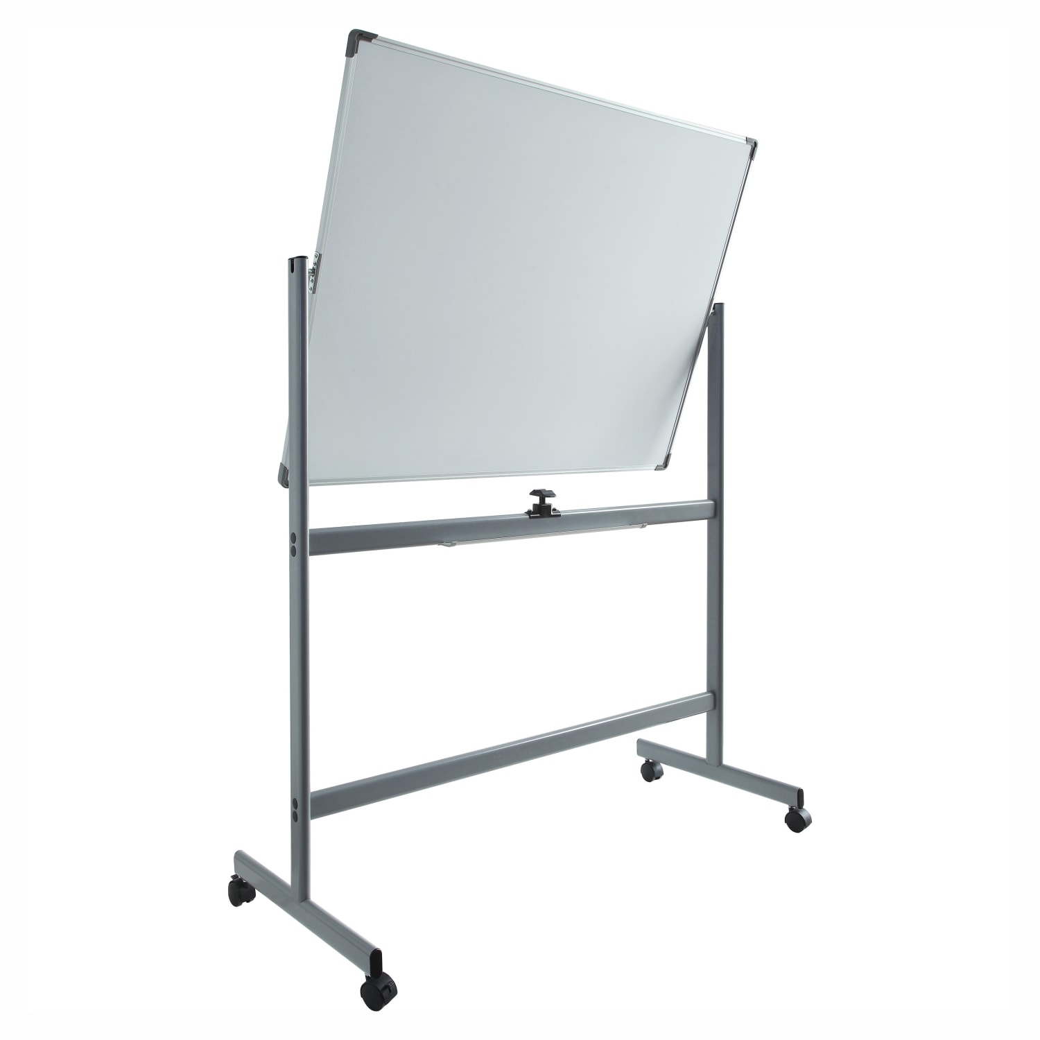 Lorell Magnetic Dry-Erase Whiteboard Easel, 36in x 48in, Aluminum Frame With Silver Finish - Image 4