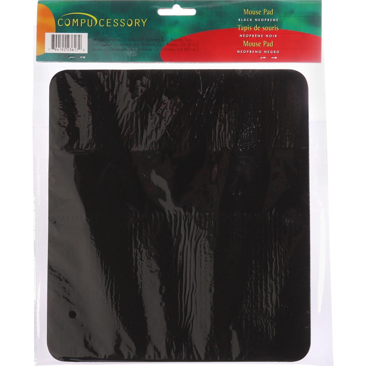 Compucessory Smooth Cloth Nonskid Mouse Pads, 23617 - Image 4