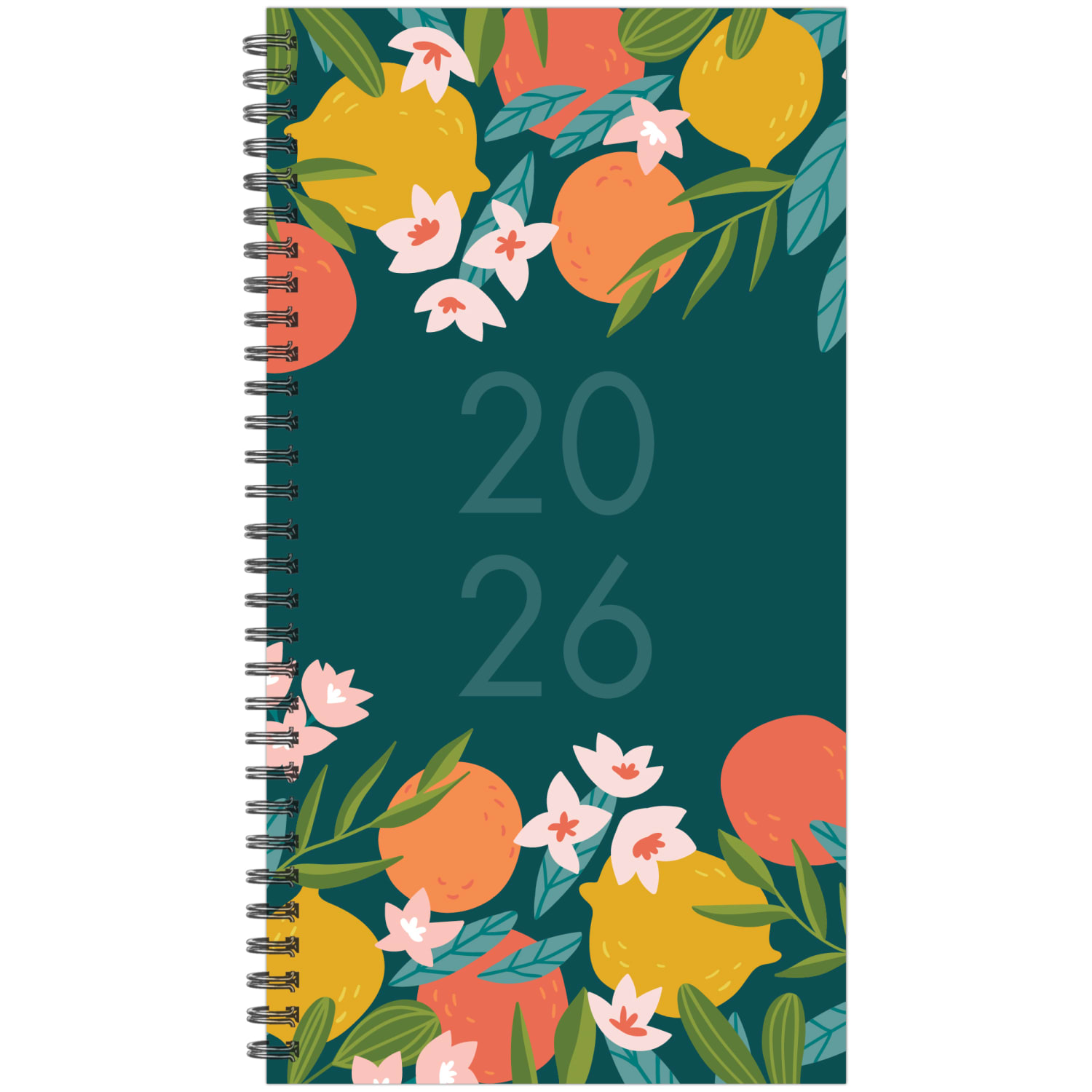 2026 Willow Creek Press Weekly/Monthly Spiral Pocket Planner, 3-1/2in x 6-1/2in, Citrus, January To December, 57339 - Image 3