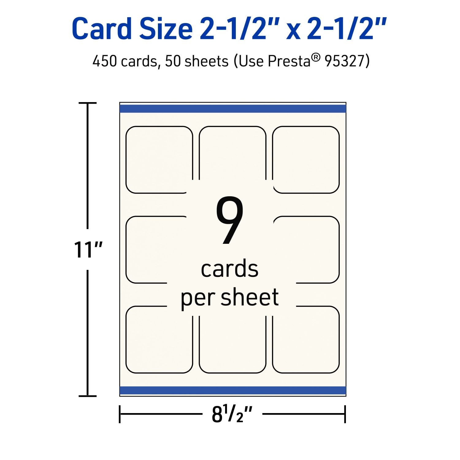 Avery Printable Rounded Corner Business Cards With Sure Feed Technology, Print-To-The-Edge, 2.5inx2.5in, Matte Ivory, Pack Of 450 - Image 6