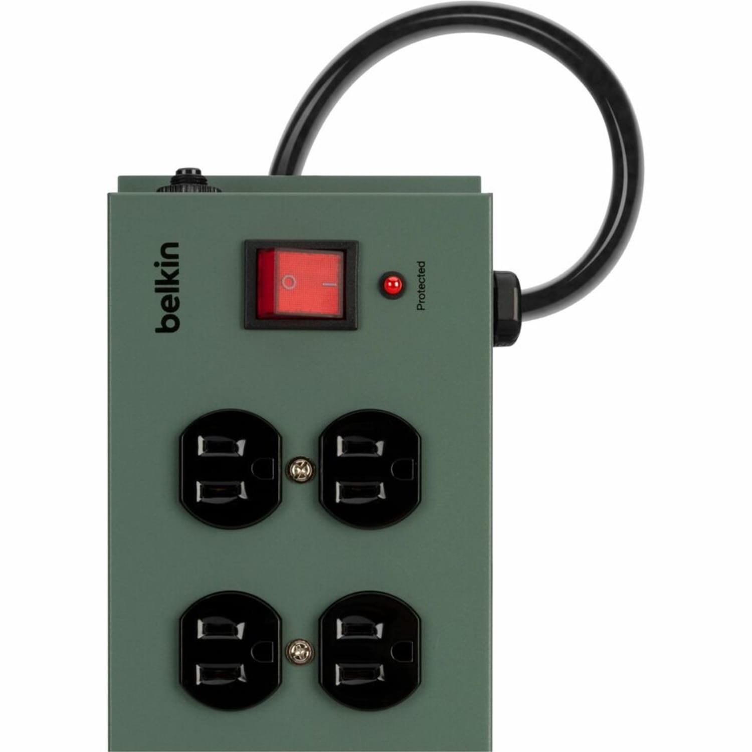 Belkin SurgeMaster F9D1000-15 10-Outlet Metal Surge Protector, 1-1/4', Gray - Image 5