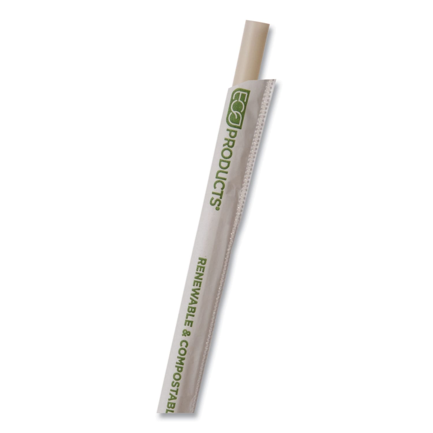 Eco-Products Renewable And Compostable PHA Straws, 7-3/4in, Natural White, Carton Of 2,000 Straws - Image 4