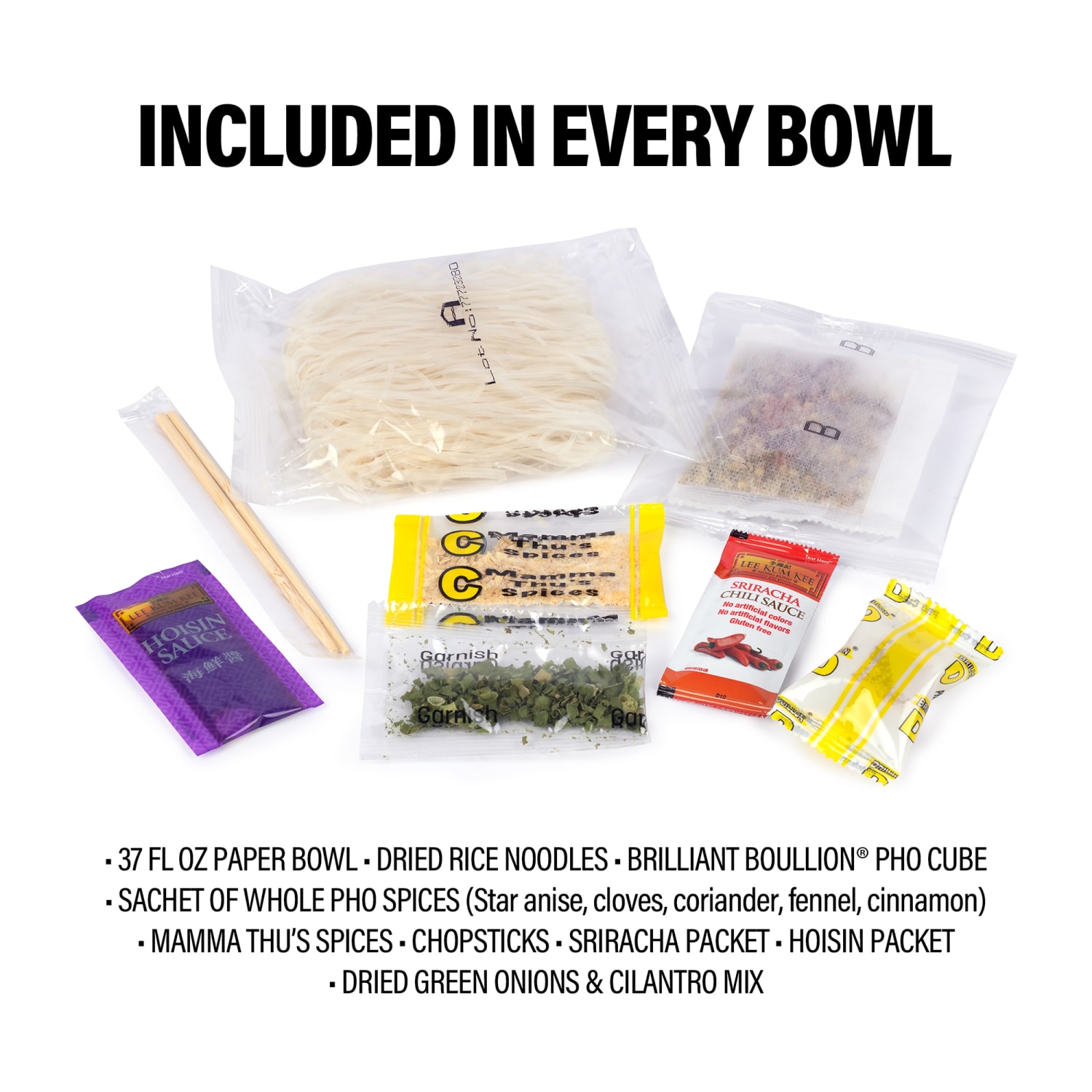 PhoLicious Authentic Pho Vietnamese Rice Noodle Soup, Variety Pack, 3.6 Oz, Pack Of 4 Bowls - Image 6