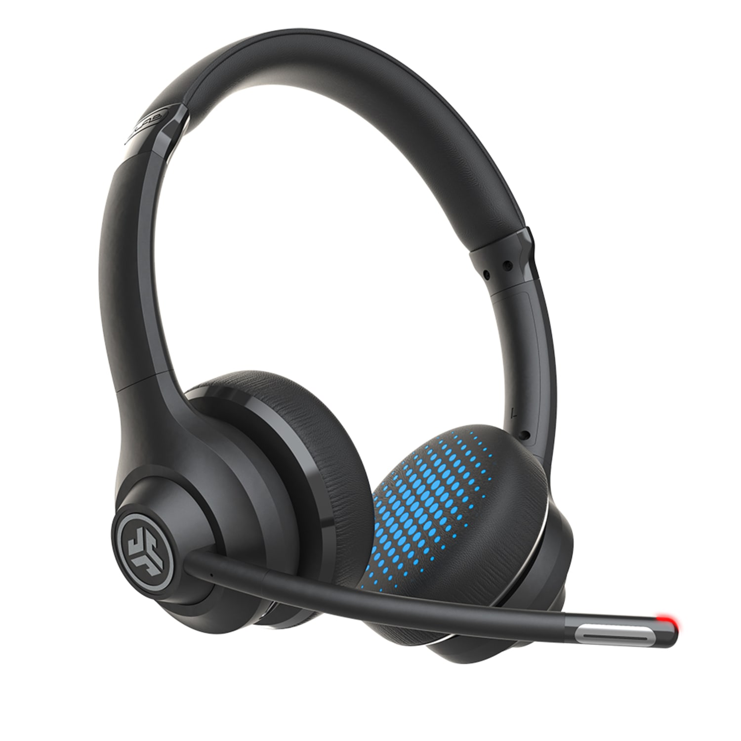 JLab Audio GoWork Over-Ear Wireless Headphones, Black - Image 3