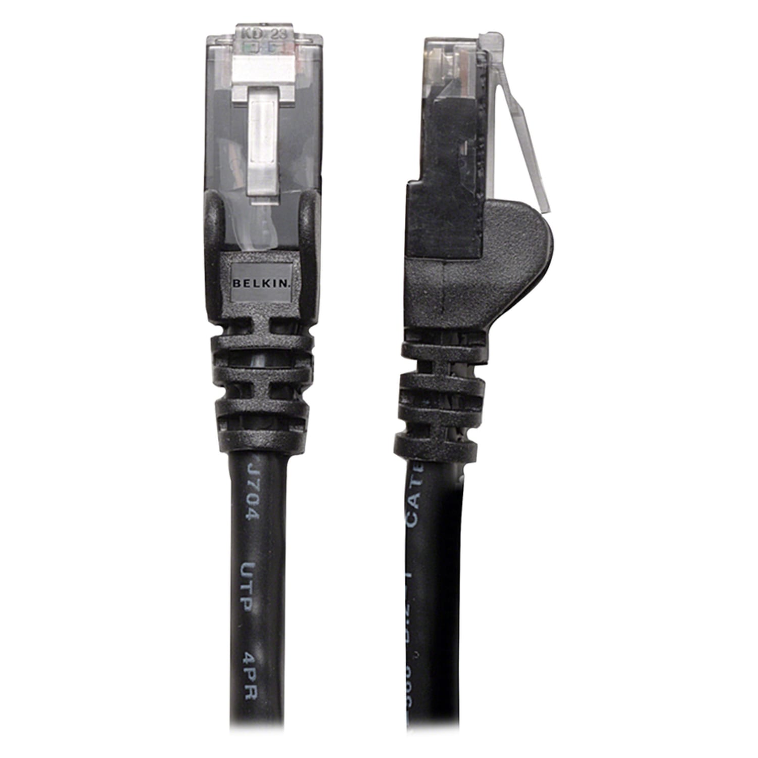 Belkin Cat. 6 UTP Patch Cable - RJ-45 Male - RJ-45 Male - 15ft - Black - Image 3