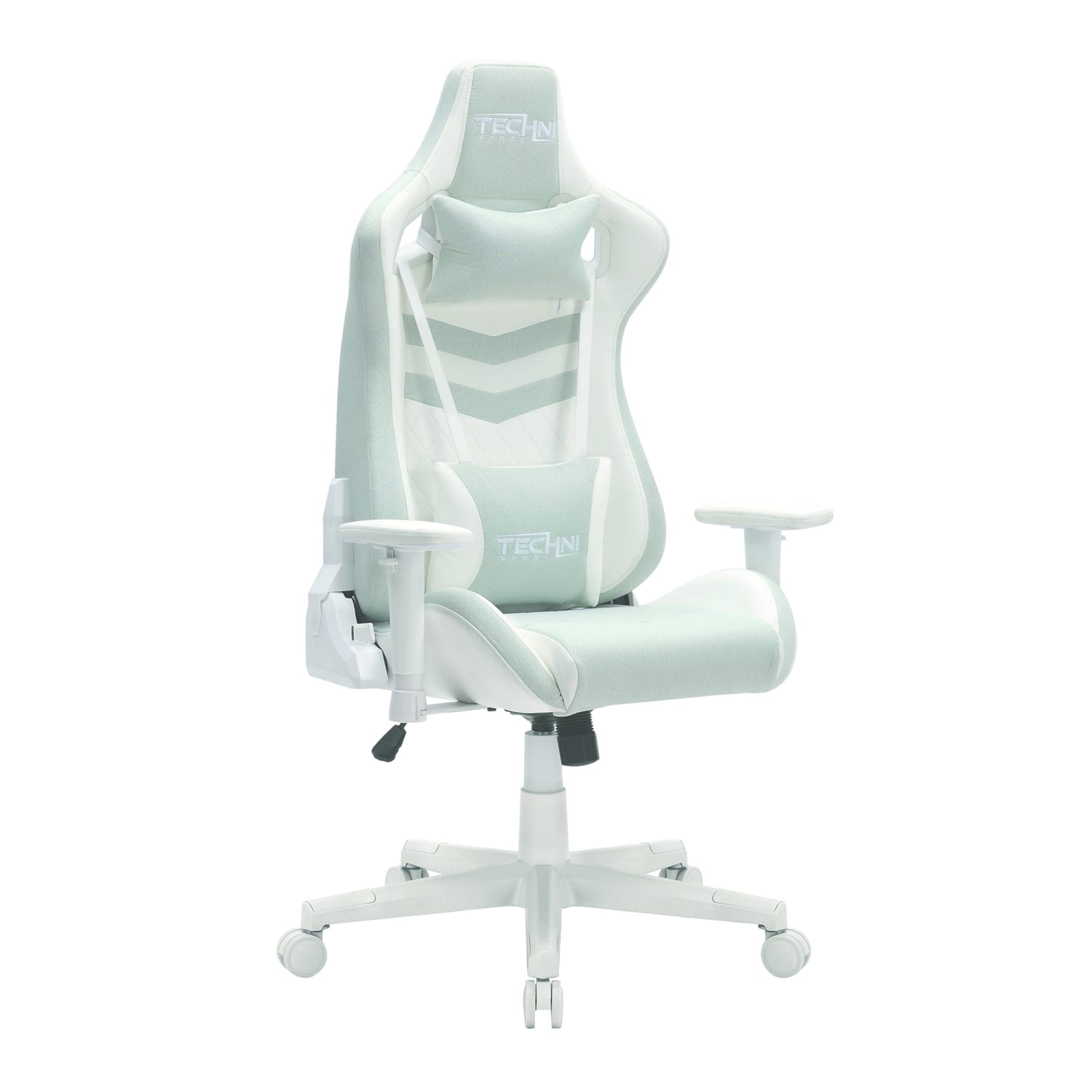 Techni Sport Pastel Series Ergonomic Faux Leather Computer Gaming Chair, Mint Green