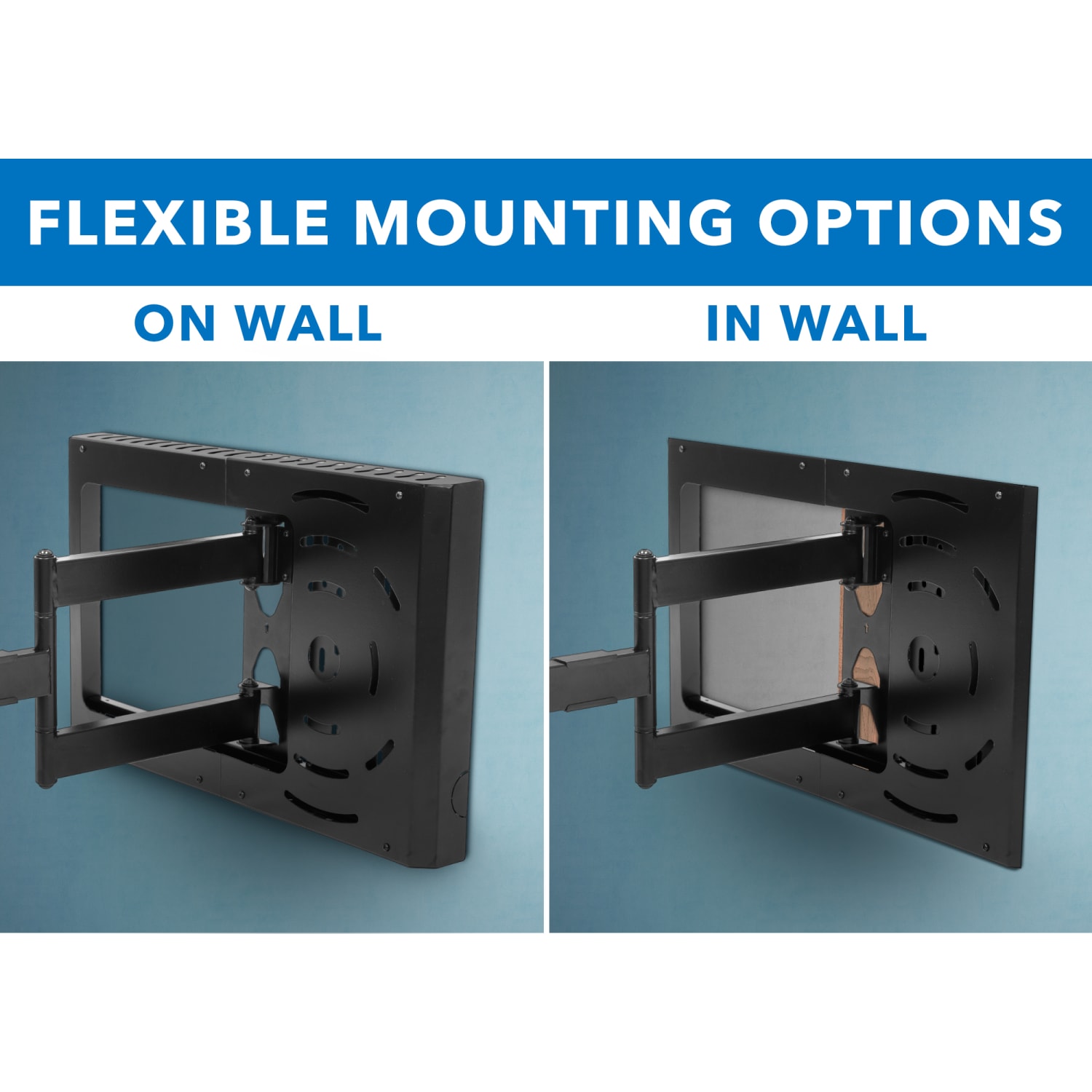 Mount-It! MI-389 Hospitality TV Wall Mount, Black - Image 3