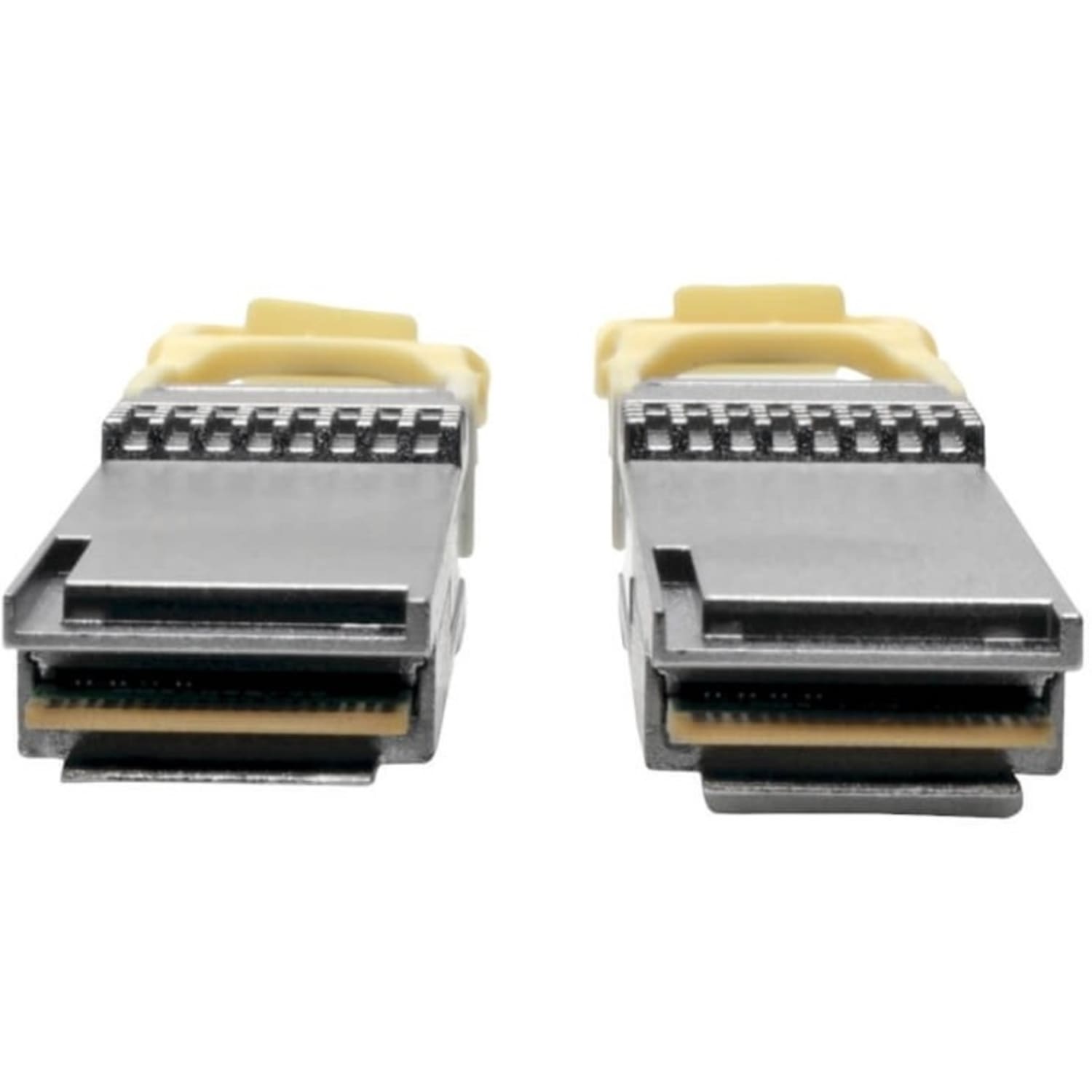 Eaton Tripp Lite Series QSFP28 to QSFP28 Active Optical Cable - 100GbE, AOC, M/M, Aqua, 5M (16.4 ft.) - 100GBase-AOC direct attach cable - QSFP28 (M) to QSFP28 (M) - 5 m - fiber optic - 50 / 125 micron - OM3 - active, plenum - aqua - Image 5