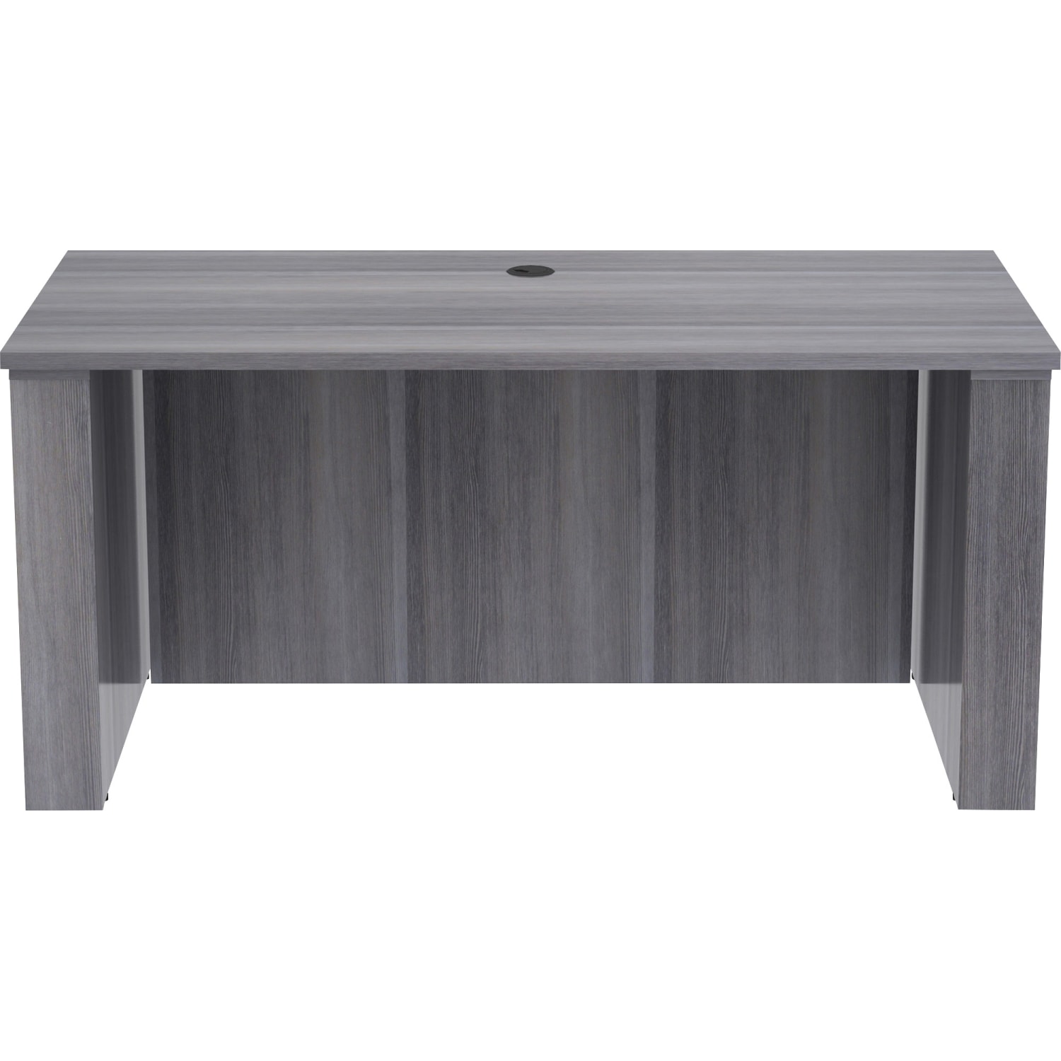 Lorell Essentials Electric 60inW Sit-to-Stand Desk Shell, Weathered Charcoal - Image 3