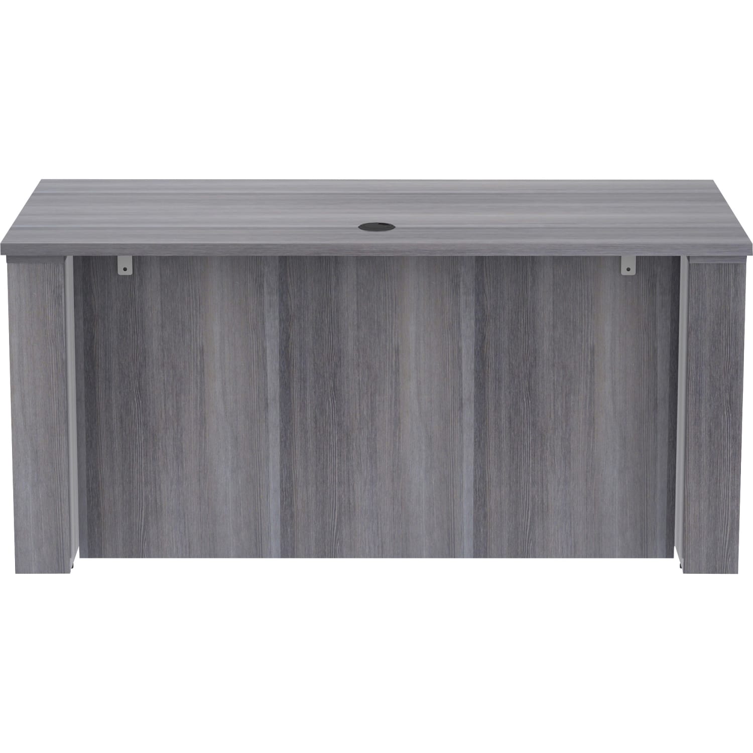 Lorell Essentials Electric 60inW Sit-to-Stand Desk Shell, Weathered Charcoal - Image 5