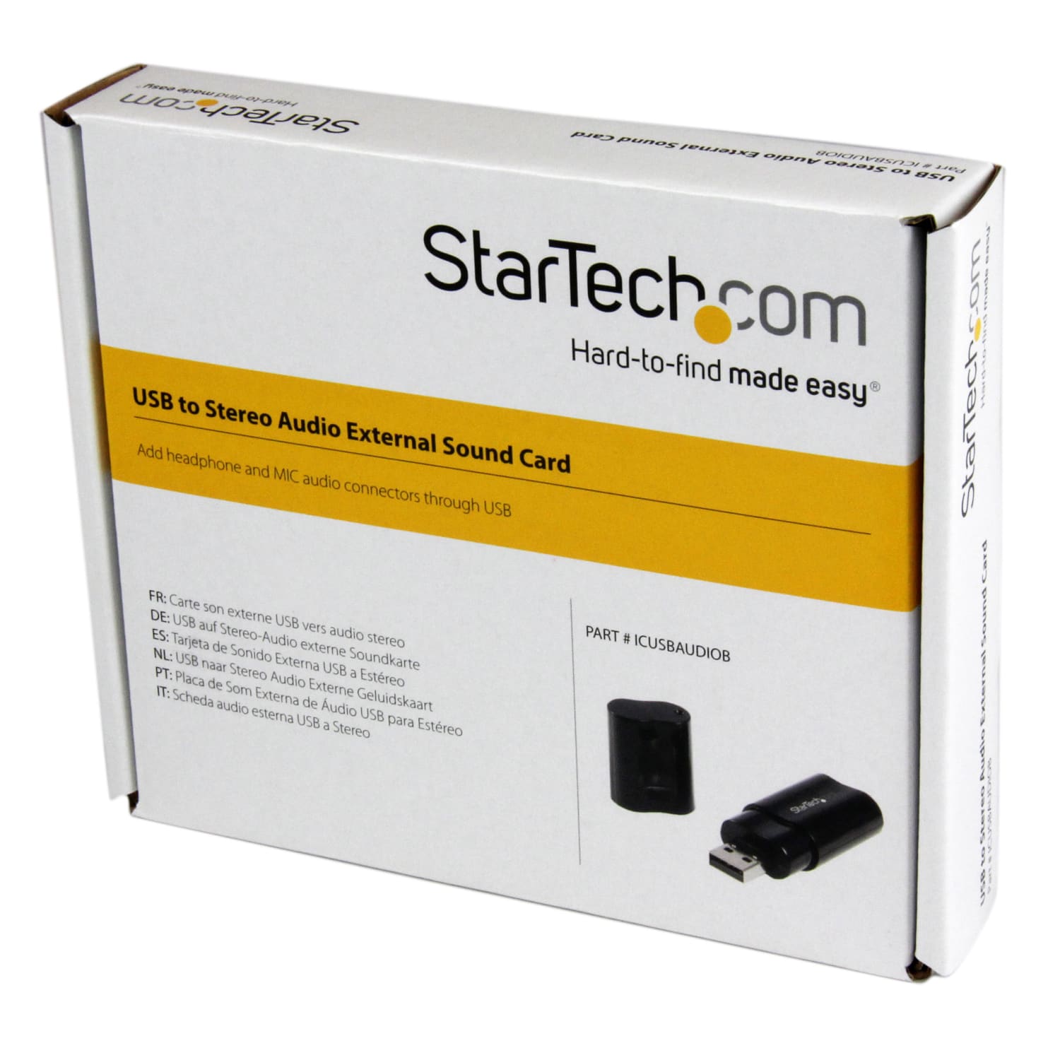 StarTech.com Audio USB Adapter - Add headphone and MIC audio connectors through USB - usb sound card - usb external sound card - laptop sound card -usb stereo adapter - Image 6