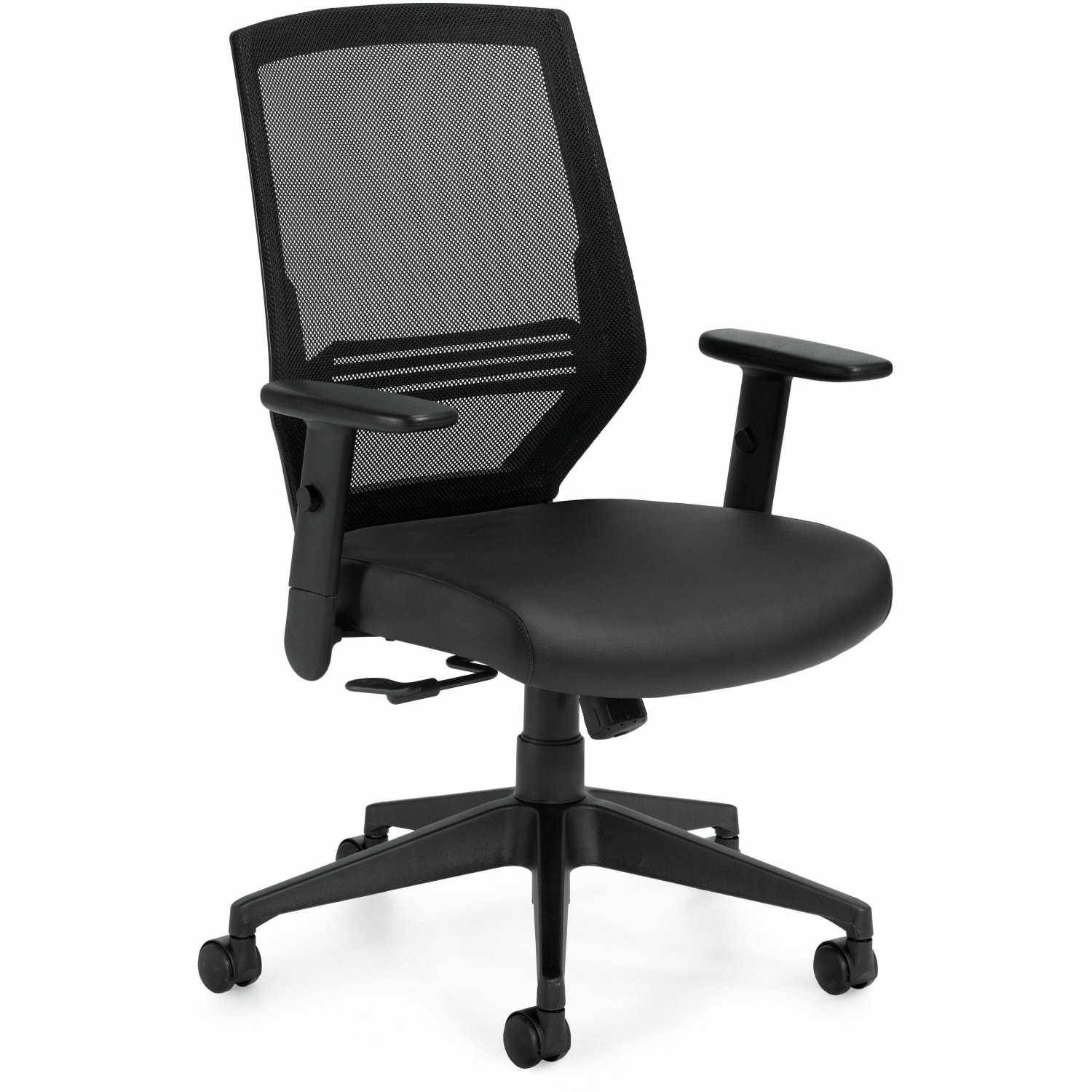 Offices To Go Mesh Mid-Back Office Chair, Black - Image 3