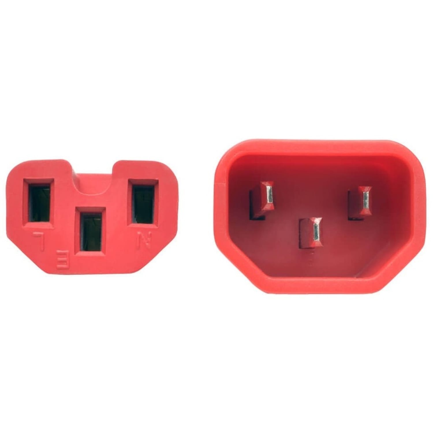 Eaton Tripp Lite Series Power Cord C14 to C15 - Heavy-Duty, 15A, 250V, 14 AWG, 6 ft. (1.83 m), Red - Power cable - IEC 60320 C14 to IEC 60320 C15 - 250 V - 15 A - 6 ft - molded - red - Image 4