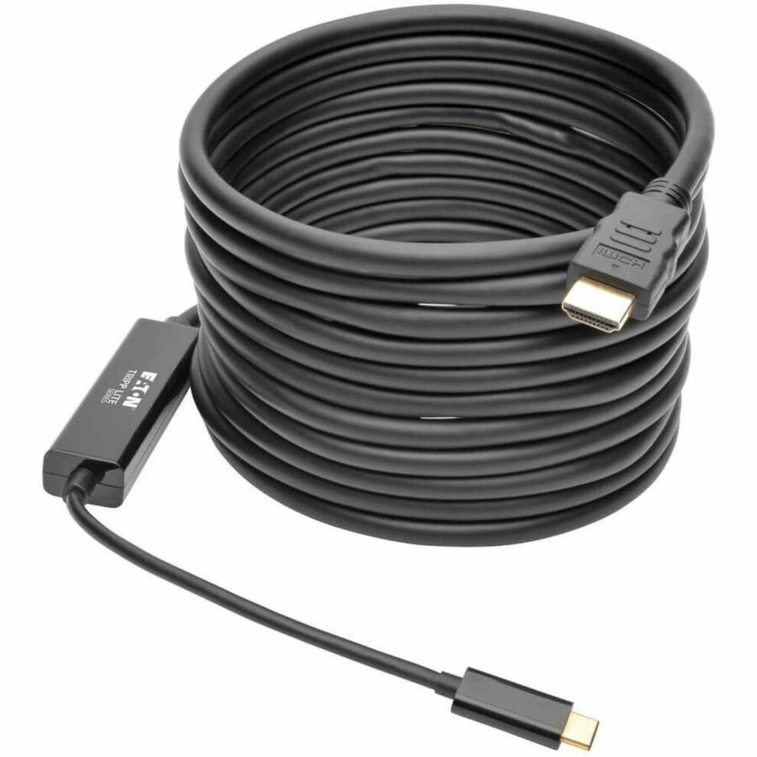 Eaton Tripp Lite Series USB-C to HDMI Active Adapter Cable (M/M), 4K, Black, 16 ft. (4.9 m) - USB/HDMI - U444016H - Image 3