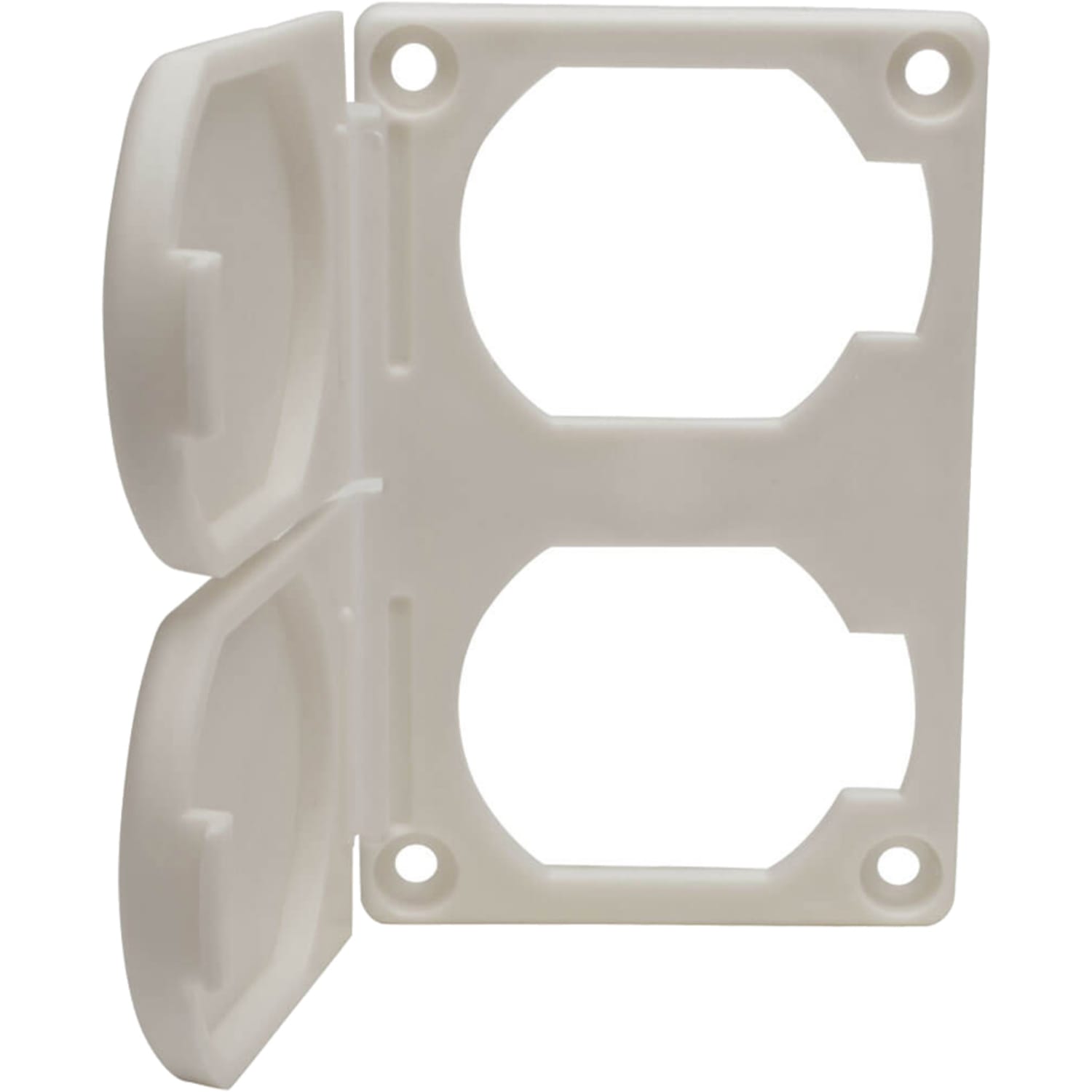 Tripp Lite Safe-IT Replacement Outlet Covers for Hospital Medical Power Strips Antimicrobial - Supports Power Strip - Lockable - Plastic - White - Image 4