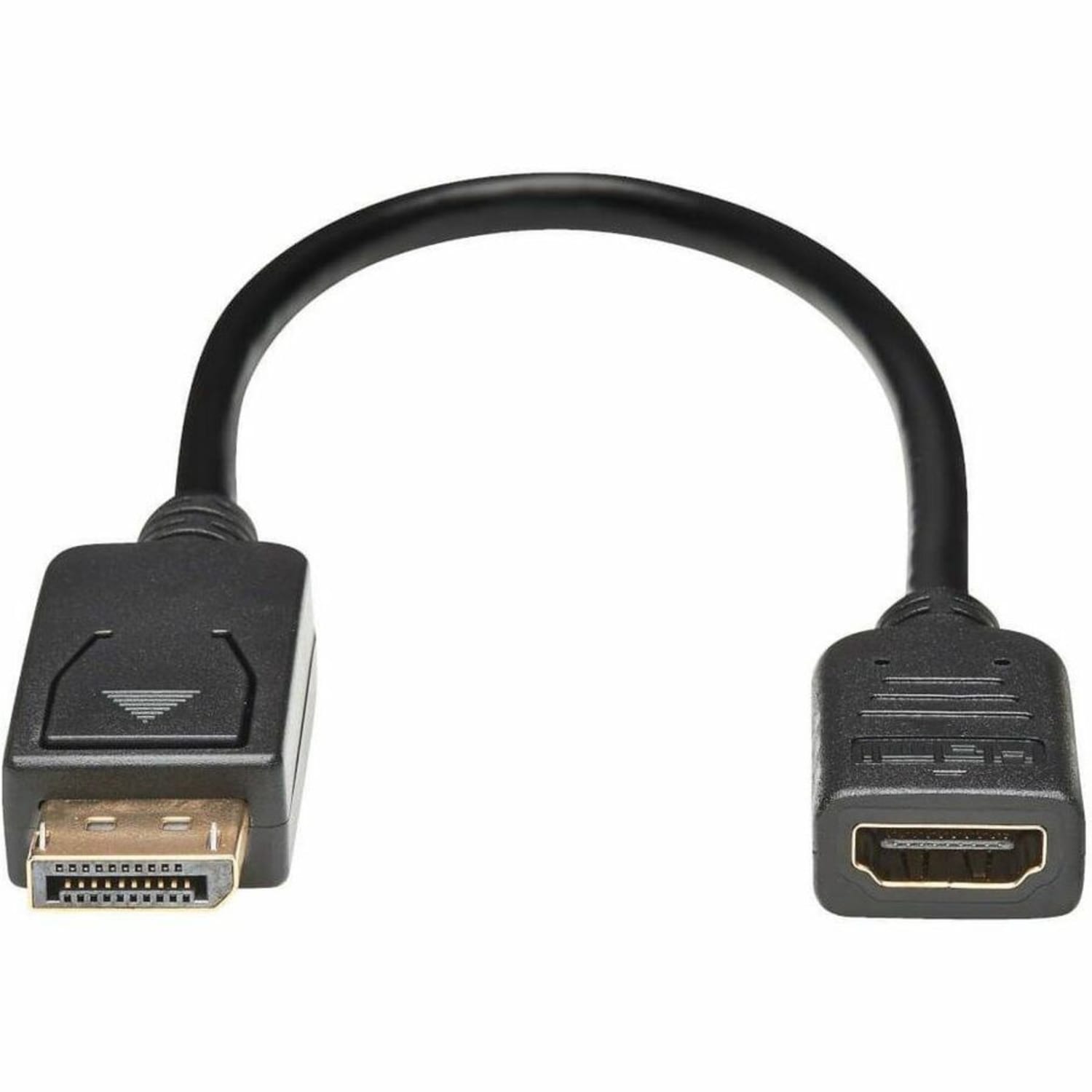 Eaton Tripp Lite Series DisplayPort to HDMI Video Adapter Video Converter (M/F), HDCP, Black, 1 ft. - 1 ft DisplayPort/HDMI A/V Cable - P136001 - Image 3