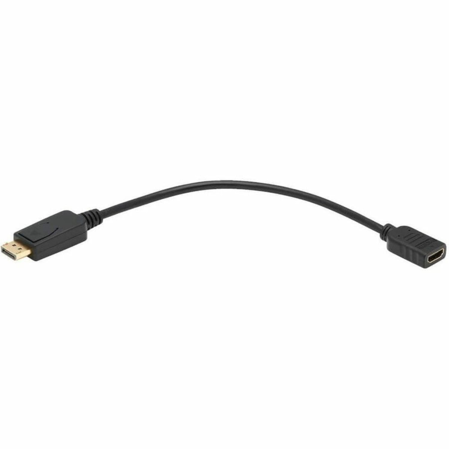 Eaton Tripp Lite Series DisplayPort to HDMI Video Adapter Video Converter (M/F), HDCP, Black, 1 ft. - 1 ft DisplayPort/HDMI A/V Cable - P136001 - Image 6