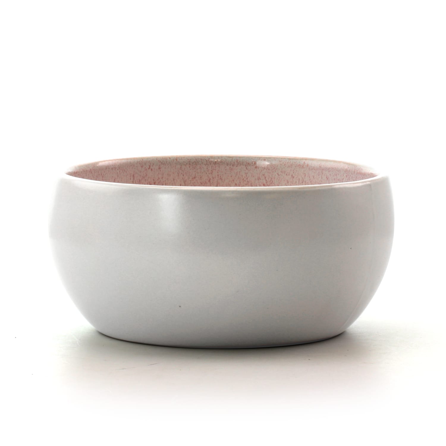 Elama 16-Piece Stoneware Dinnerware Set, Mocha Mauve - Image 4