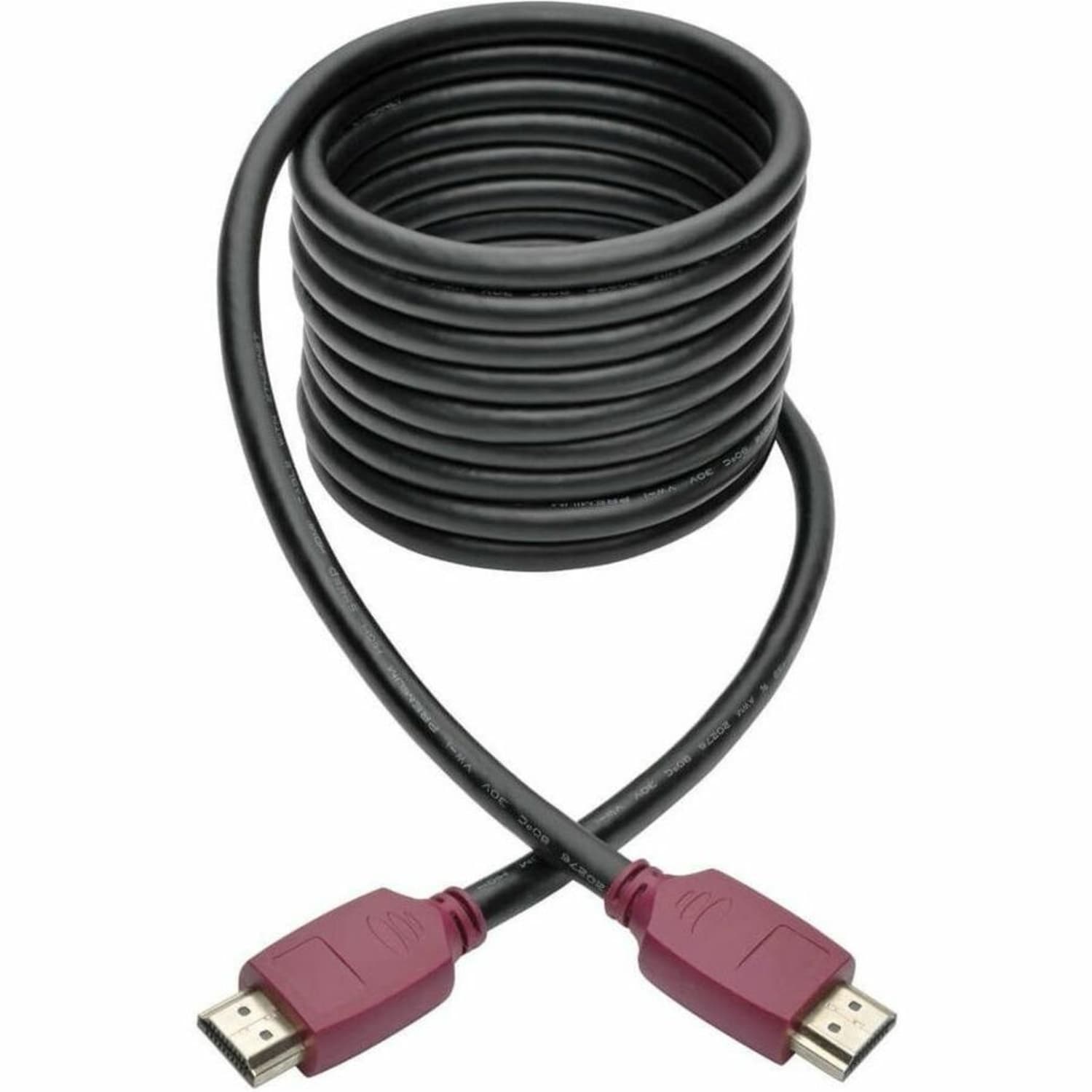 Eaton Tripp Lite Series 10ft Premium Hi-Speed HDMI Cable w Grip Connectors 4Kx2K@60Hz 10ft - HDMI cable with Ethernet - HDMI male to HDMI male - 10 ft - shielded - black - molded - Image 3