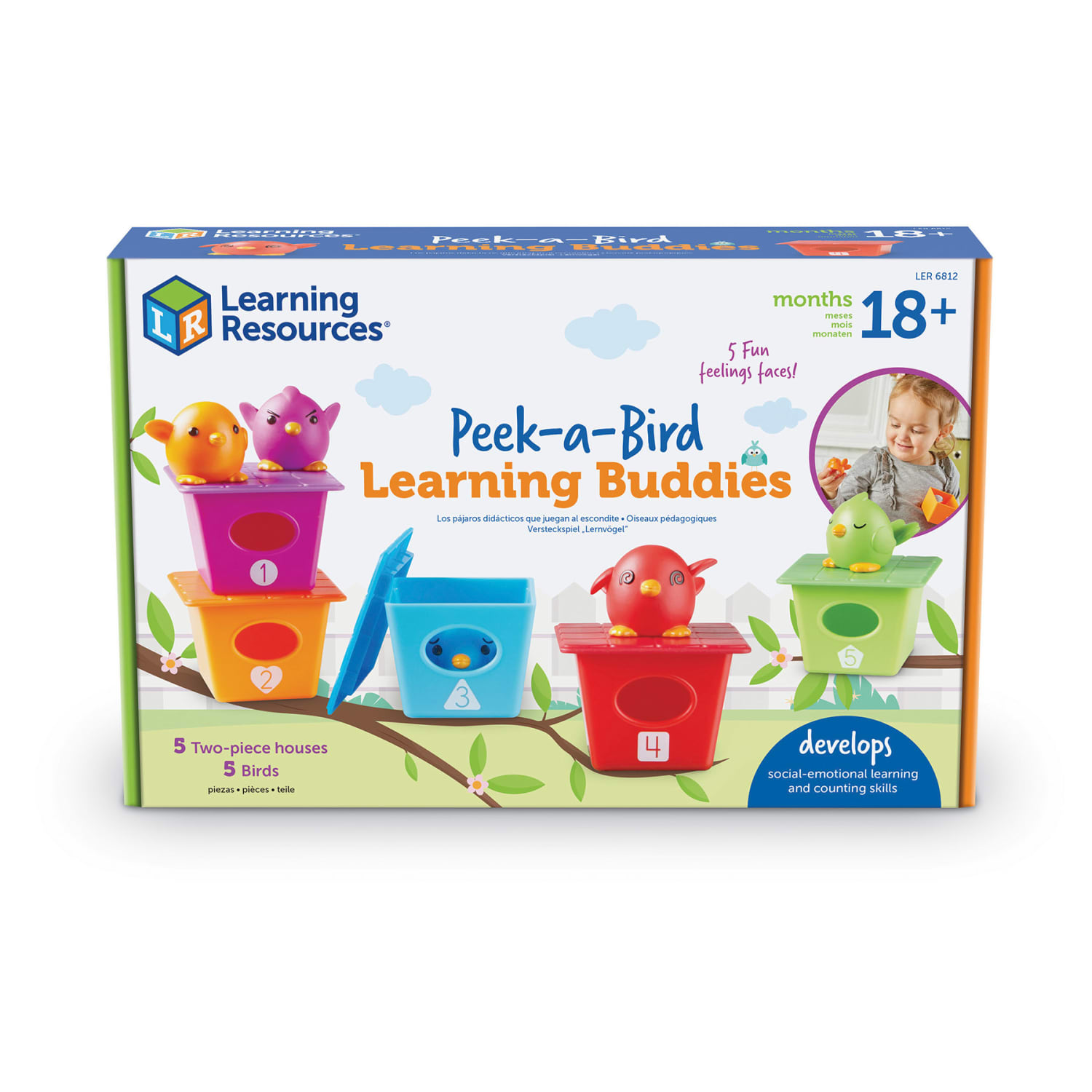 Learning Resources Peek-A-Bird Learning Buddies, Multicolor, Pre-K - Image 3