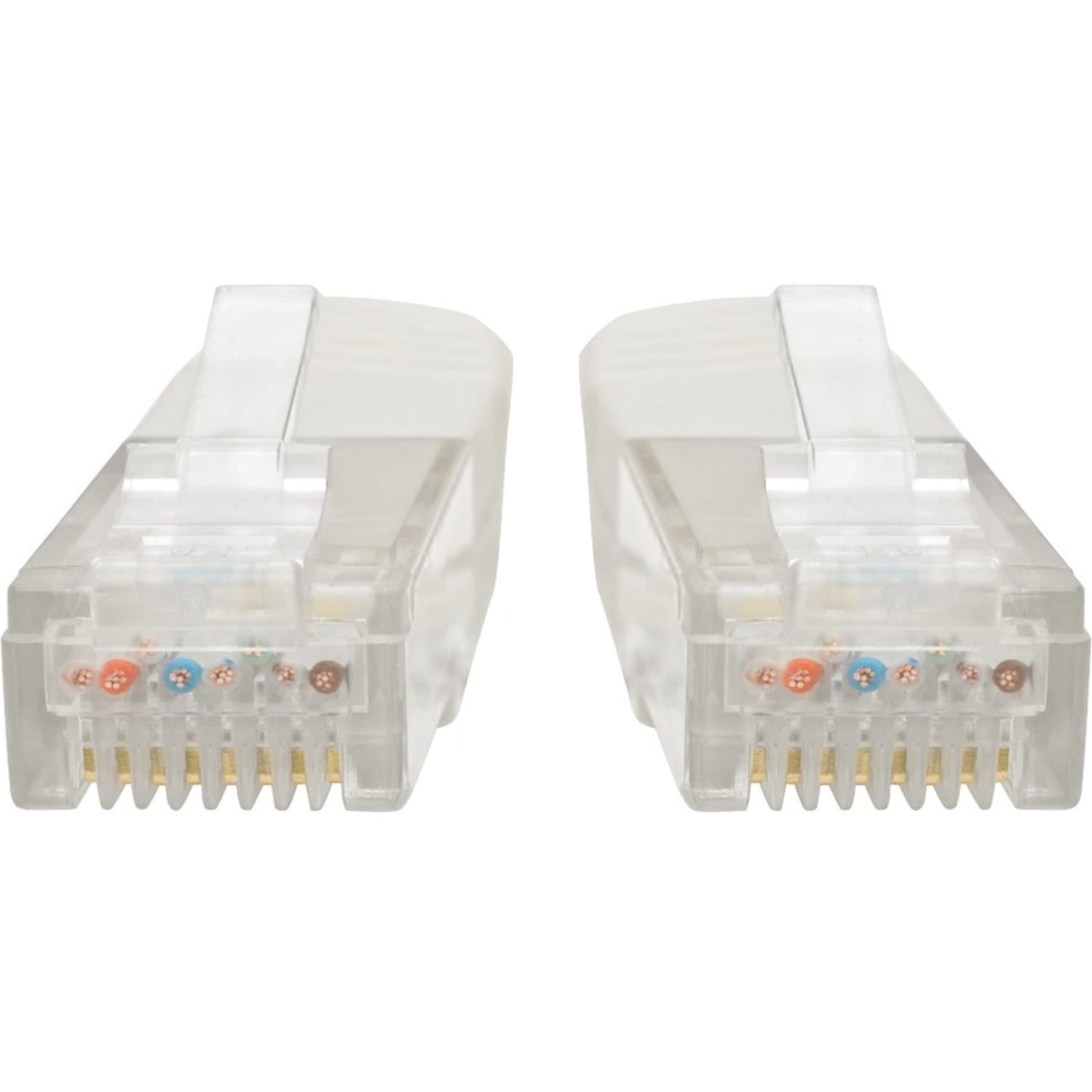 Tripp Lite 5ft Cat6 Gigabit Molded Patch Cable RJ45 M/M 550MHz 24 AWG White - 5 ft - 1x RJ-45 Male Network - N200005WH - Image 4