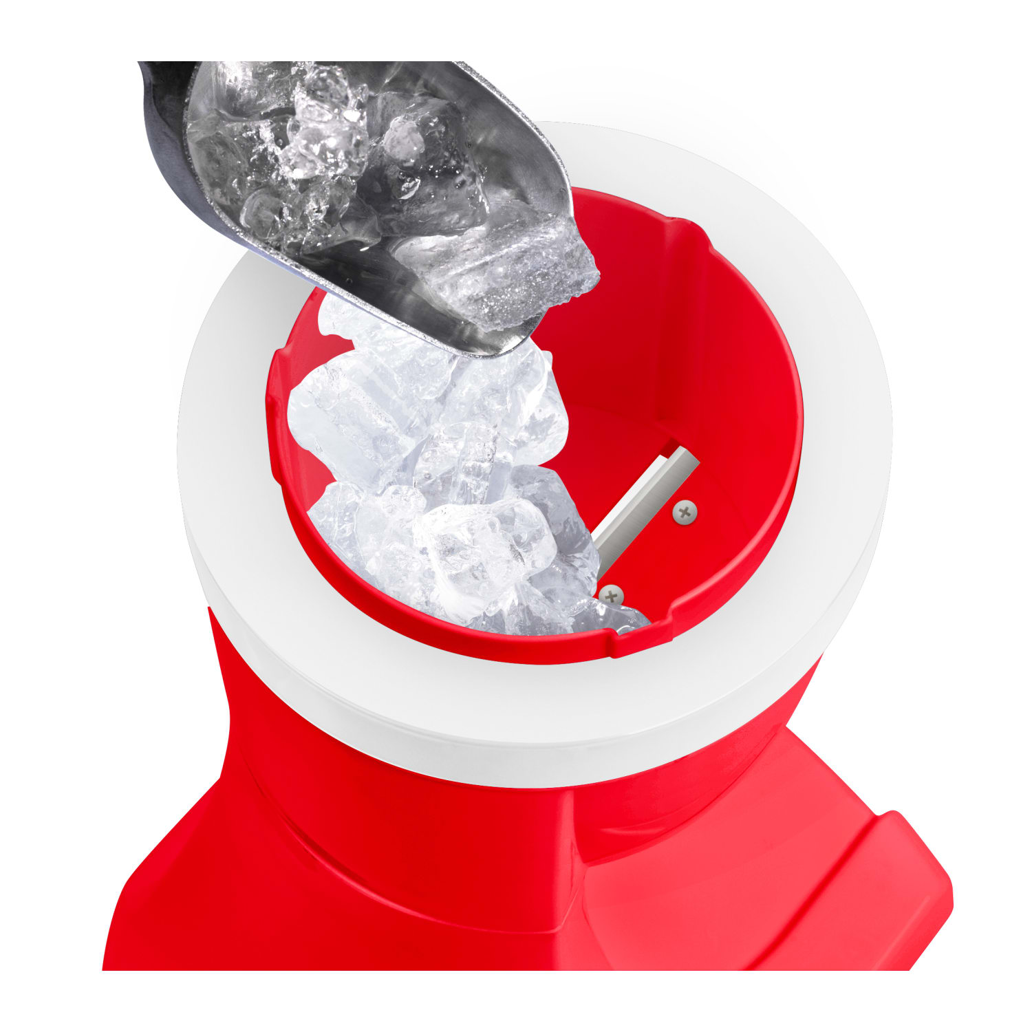 Coca-Cola CKESHVICE2CR Electric Shaved Ice & Snow Cone Maker, 6-1/4in x 12-15/16in, Red - Image 5