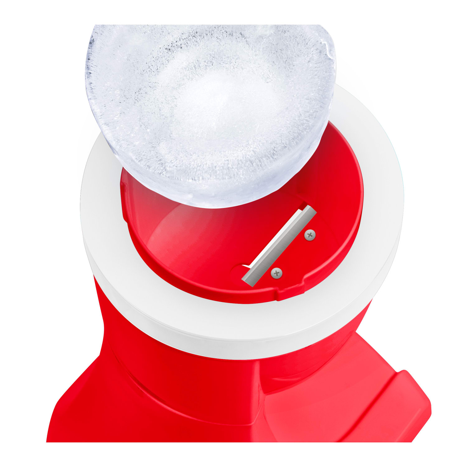 Coca-Cola CKESHVICE2CR Electric Shaved Ice & Snow Cone Maker, 6-1/4in x 12-15/16in, Red - Image 6