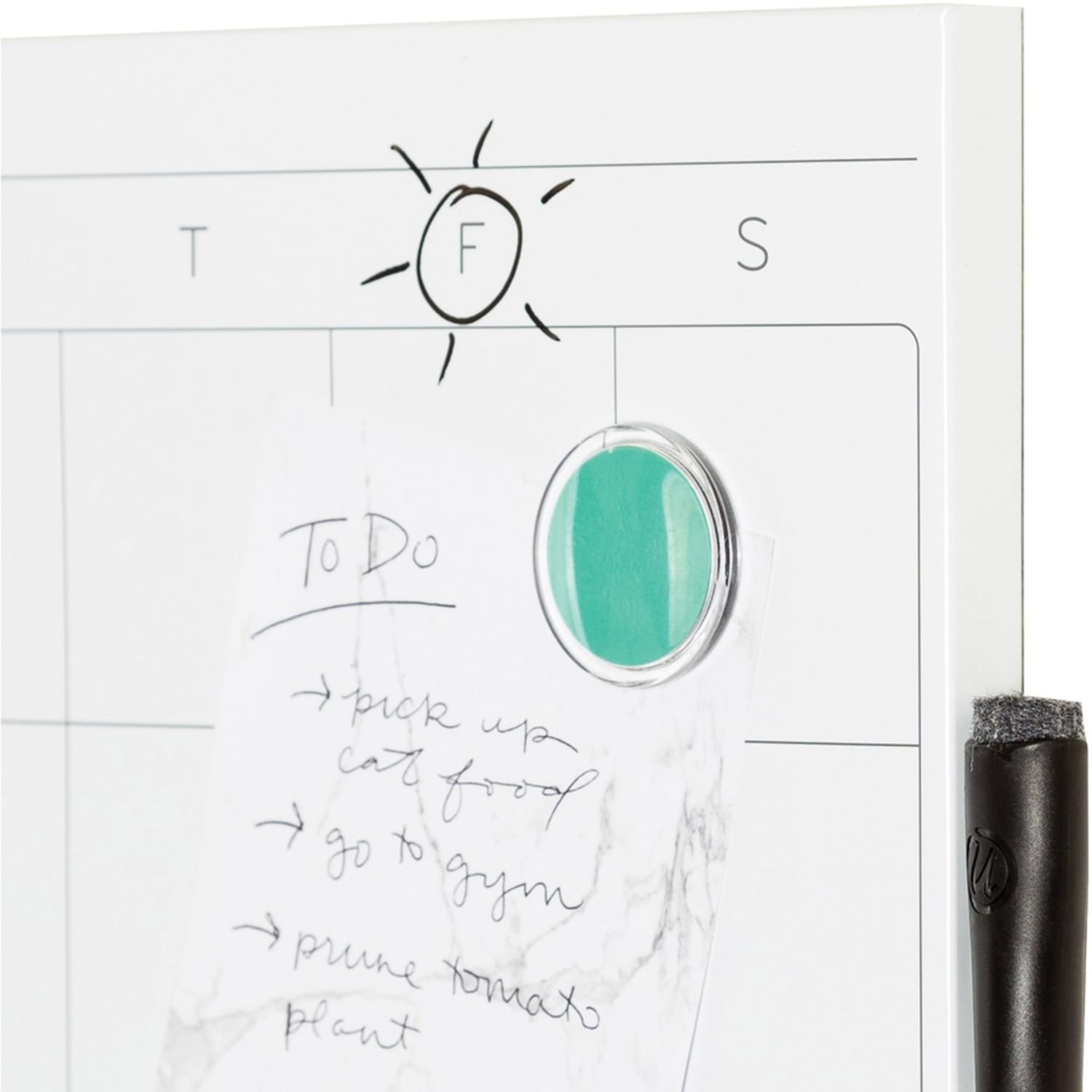 U Brands Magnetic Dry-Erase Calendar Board, 14in X 14in, Frameless (461U00-04) - Image 3