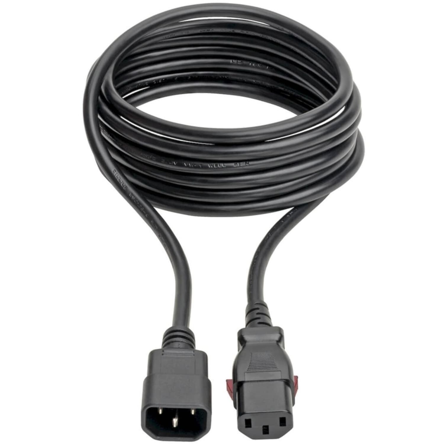 Eaton Tripp Lite Series Power Extension Cord, Locking C13 to C14 PDU Style - 10A, 250V, 18 AWG, 10 ft. (3.05 m) - P004L10 - Image 3