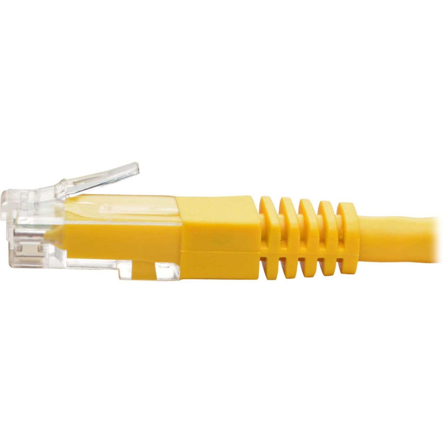 Tripp Lite 5ft Cat6 Gigabit Molded Patch Cable RJ45 M/M 550MHz 24AWG Yellow - 128 MB/s - 5 ft - Yellow - Image 6