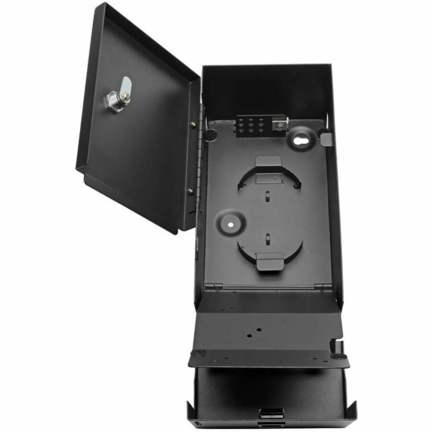 Eaton Tripp Lite Series Fiber Optic Wallmount Distribution Enclosure, 2-Panel Capacity - Fiber-optic distribution box - wall mountable - black - Image 4