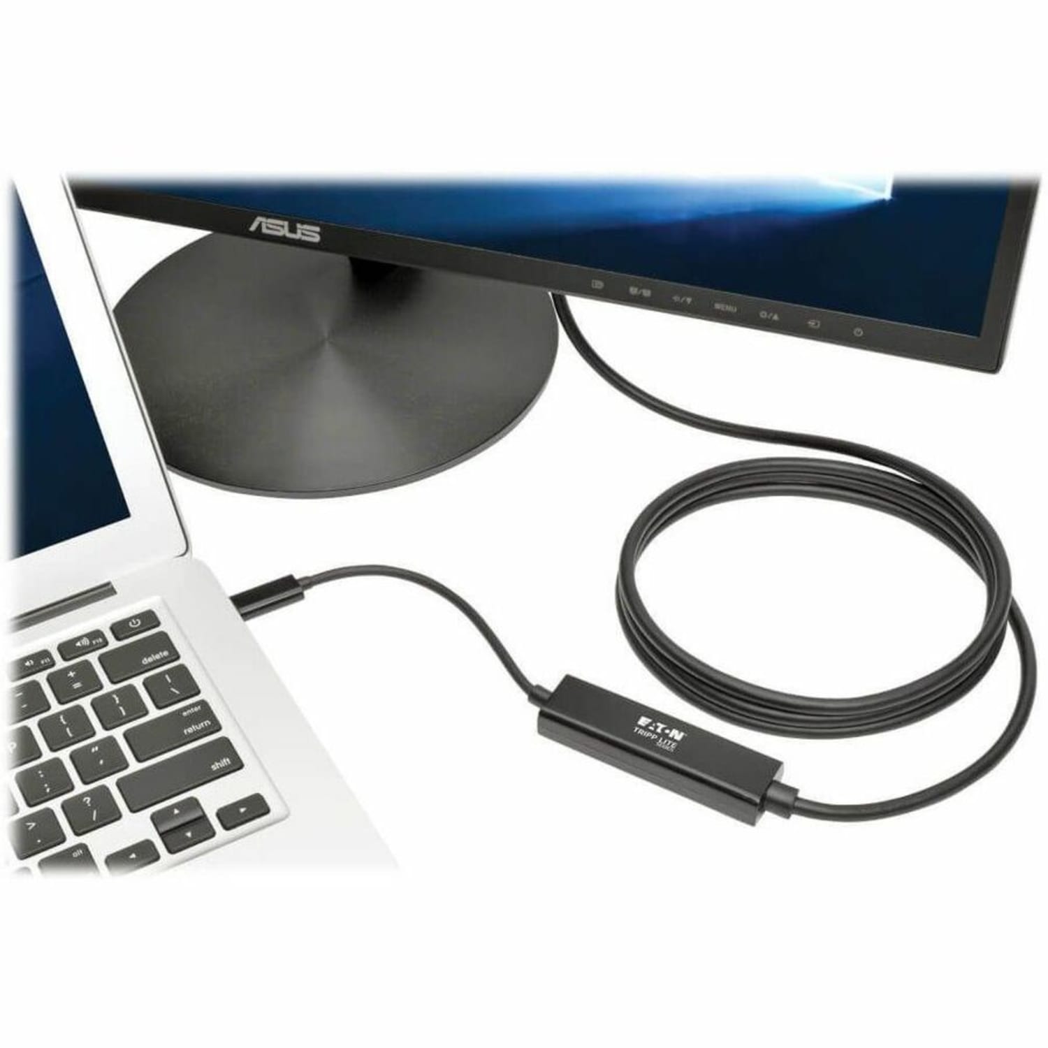 Tripp Lite USB C To VGA Adapter Cable, 6ft, Black - Image 3