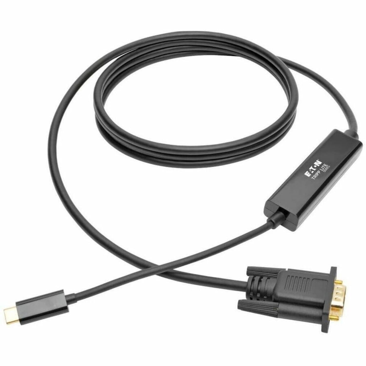 Tripp Lite USB C To VGA Adapter Cable, 6ft, Black - Image 4