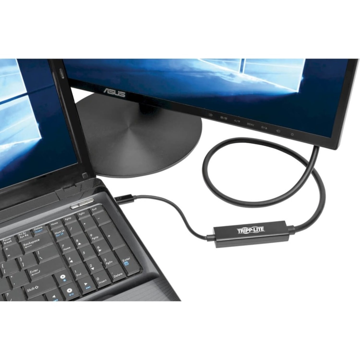 Tripp Lite by Eaton USB-C to DVI Active Adapter Cable (USB-C to DVI-D Dual Link M/M), 3 ft. (0.9 m) - DVI/USB  - U444003D - Image 3