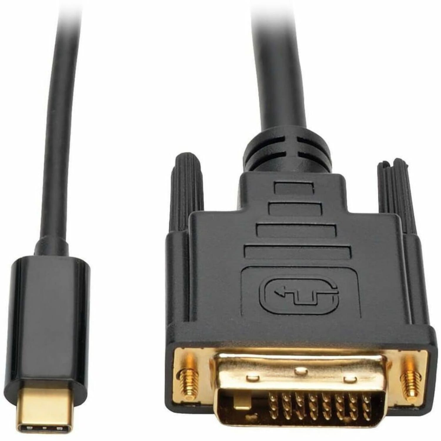 Tripp Lite USB C to DVI Adapter Cable Converter 1080p M/M USB Type C to DVI, USB-C, USB Type-C 6ft 6ft - DVI/USB  - U444006D