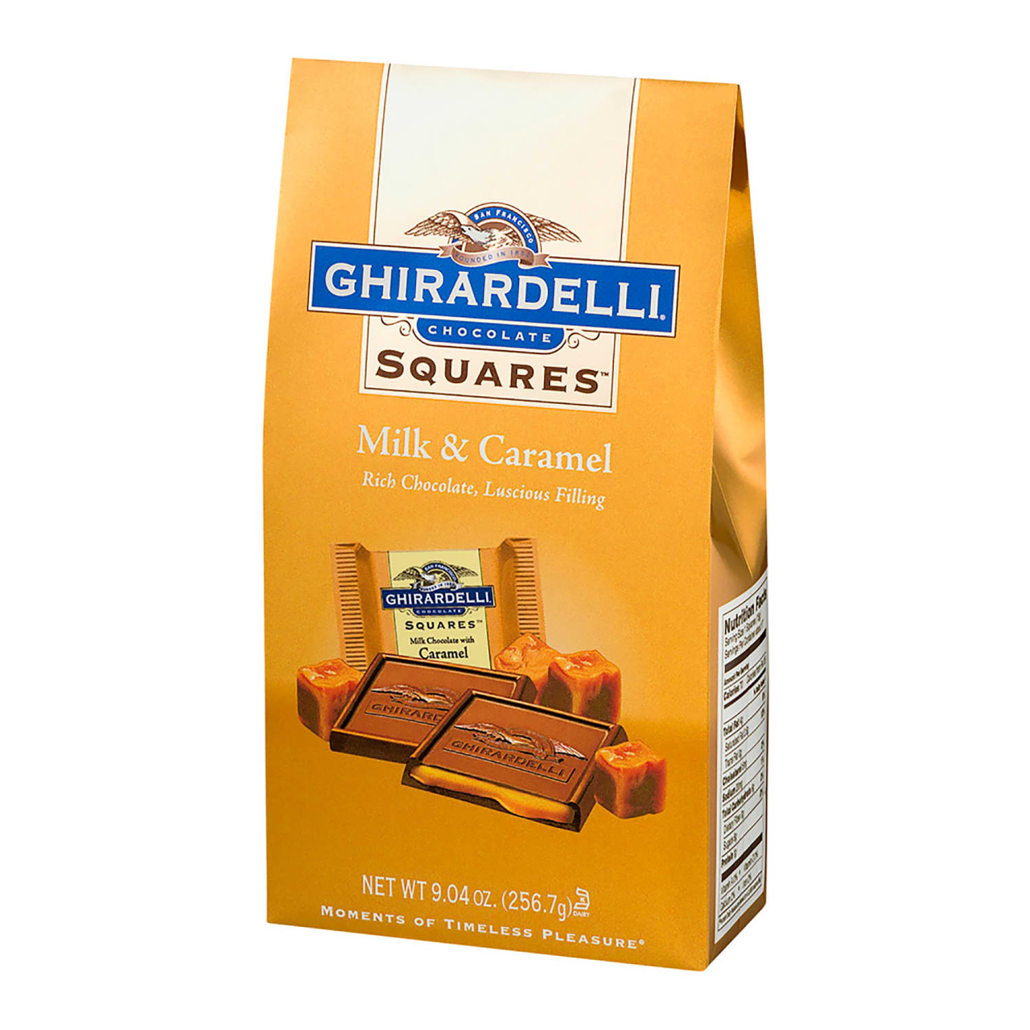 Ghirardelli Chocolate Squares, Milk Chocolate And Caramel, 9.04 Oz, Pack Of 2 Bags - Image 4
