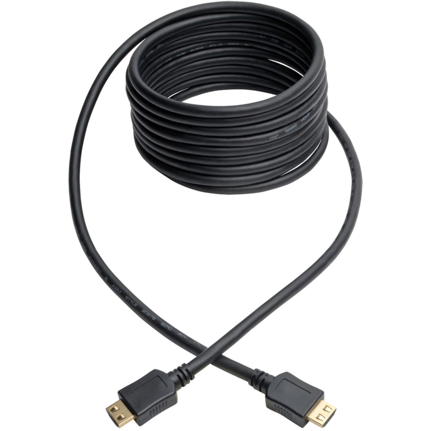 Eaton Tripp Lite Series High-Speed HDMI Cable, Gripping Connectors, 4K (M/M), Black, 16 ft. (4.88 m) - HDMI  - P568016BKGRP - Image 3