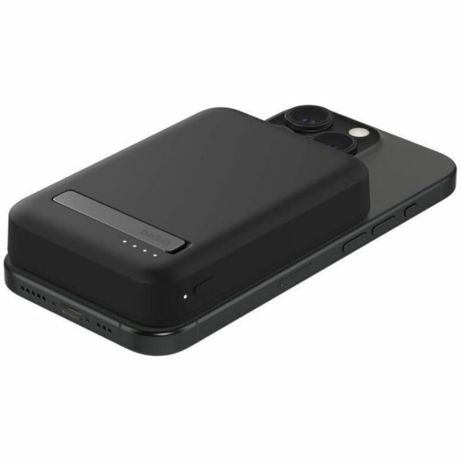 Belkin BoostCharge Pro Power Bank Magnetic Power Bank With Qi2 15W 10K - For Qi2-enabled Device, iPhone, Smartphone - Black - Image 5